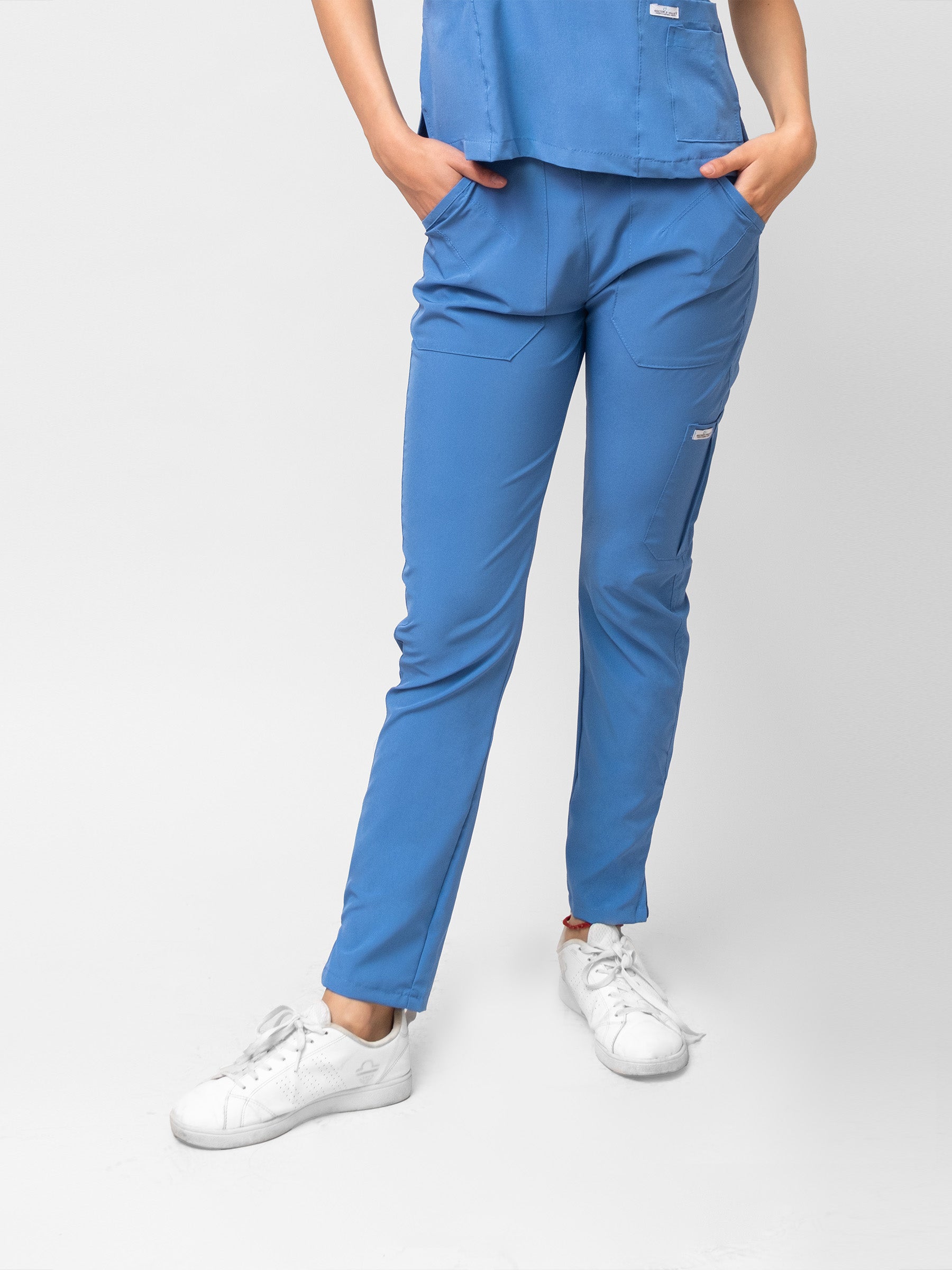 Pantalón Quirúrgico de Mujer Mérida - Azul Plumbago