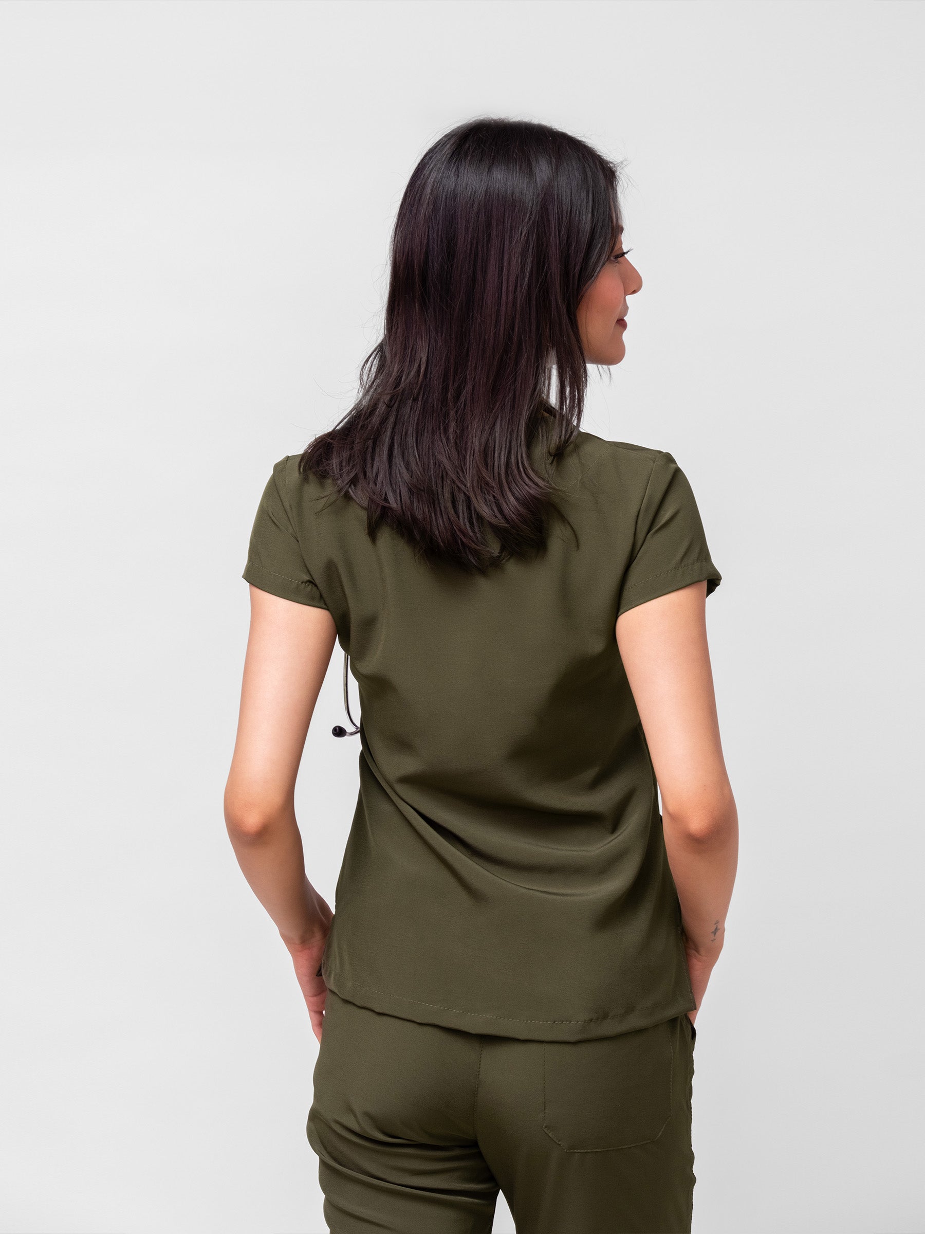 Filipina Quirúrgica de Mujer Mérida - Verde Militar