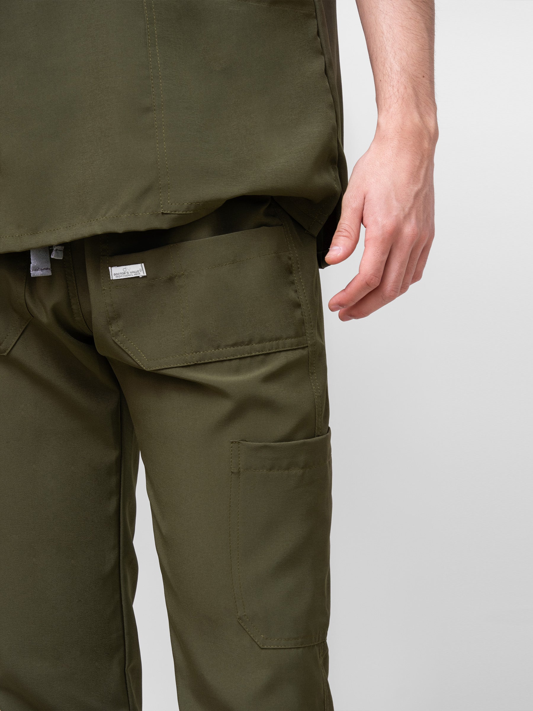 Pantalón Quirúrgico de Hombre Mérida - Verde Militar
