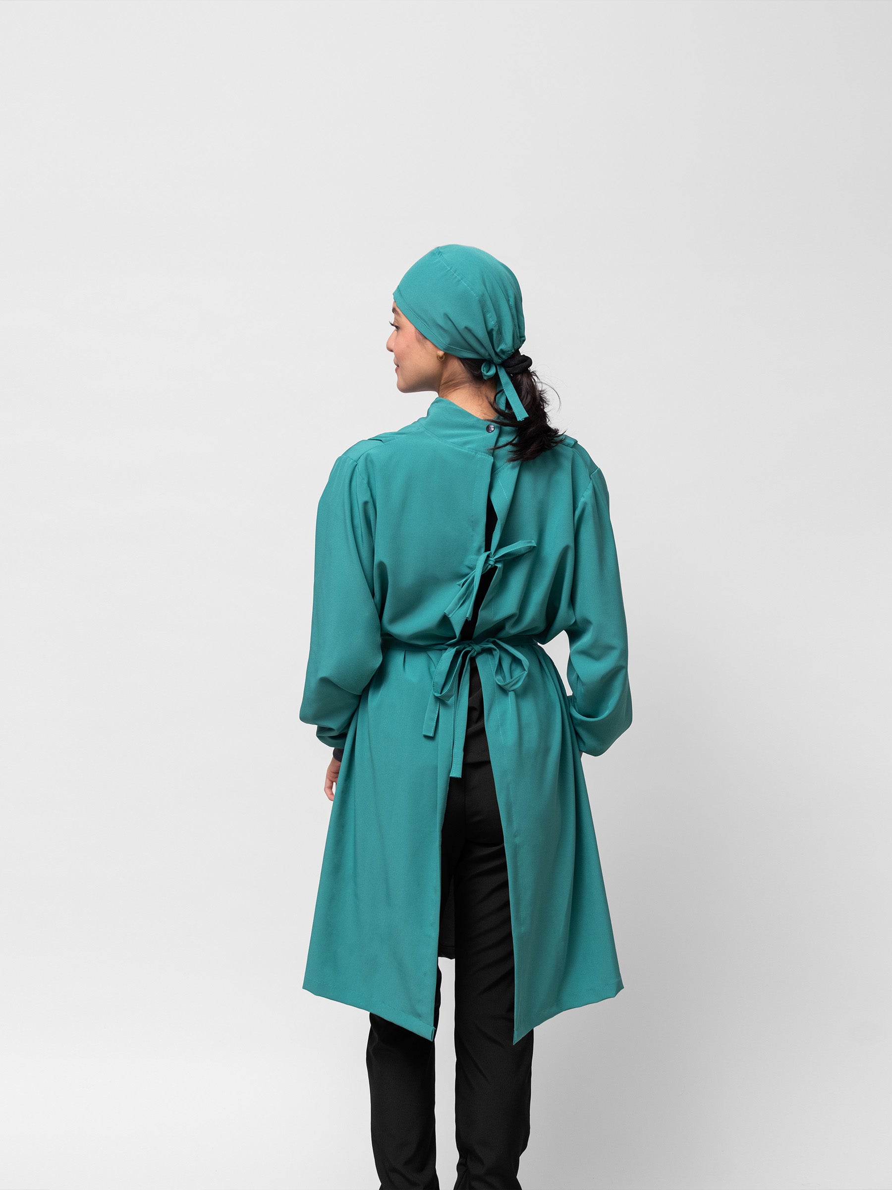 Bata Impermeable Mujer - Verde Jade