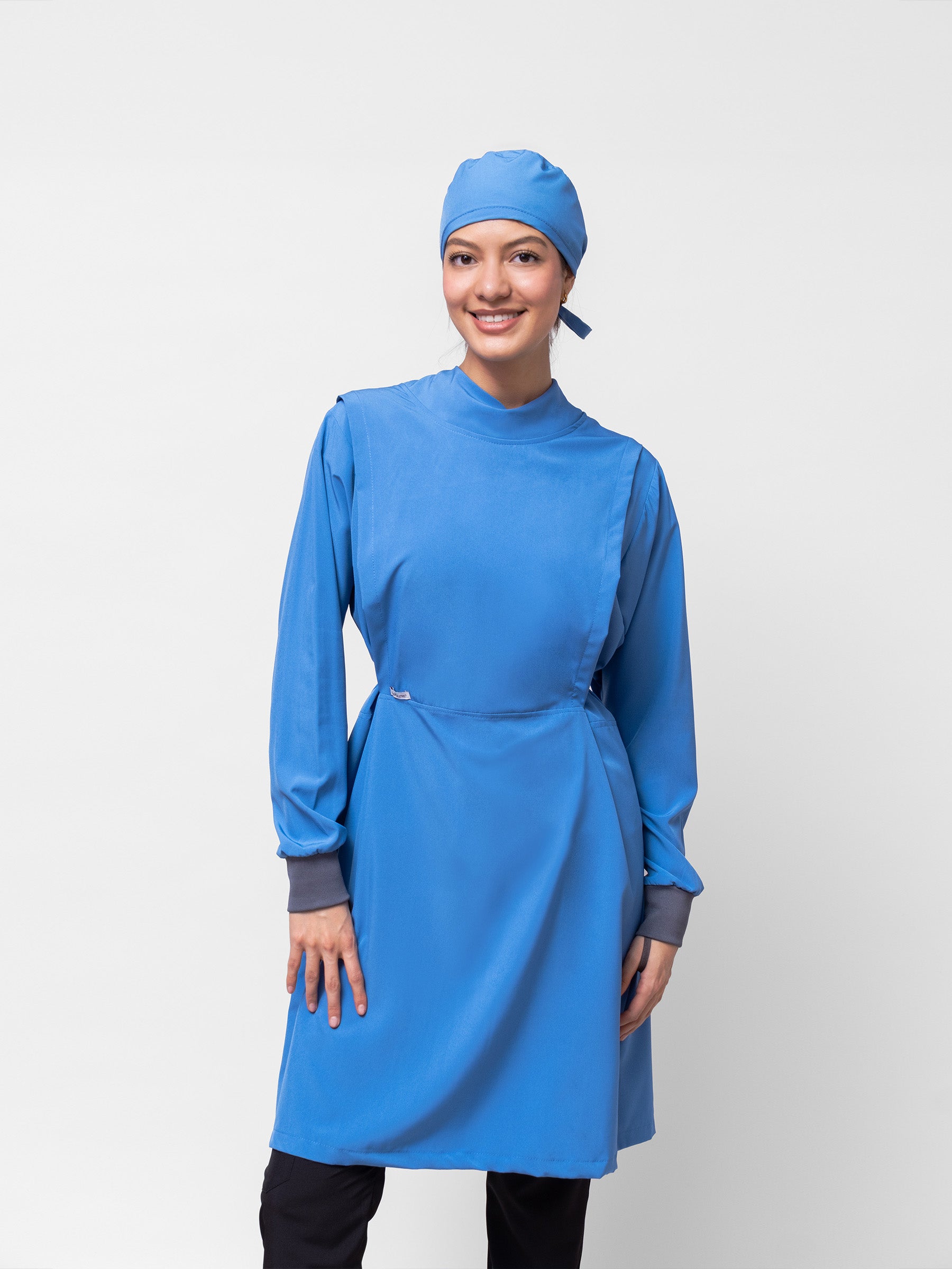Bata Impermeable Mujer - Azul Francia