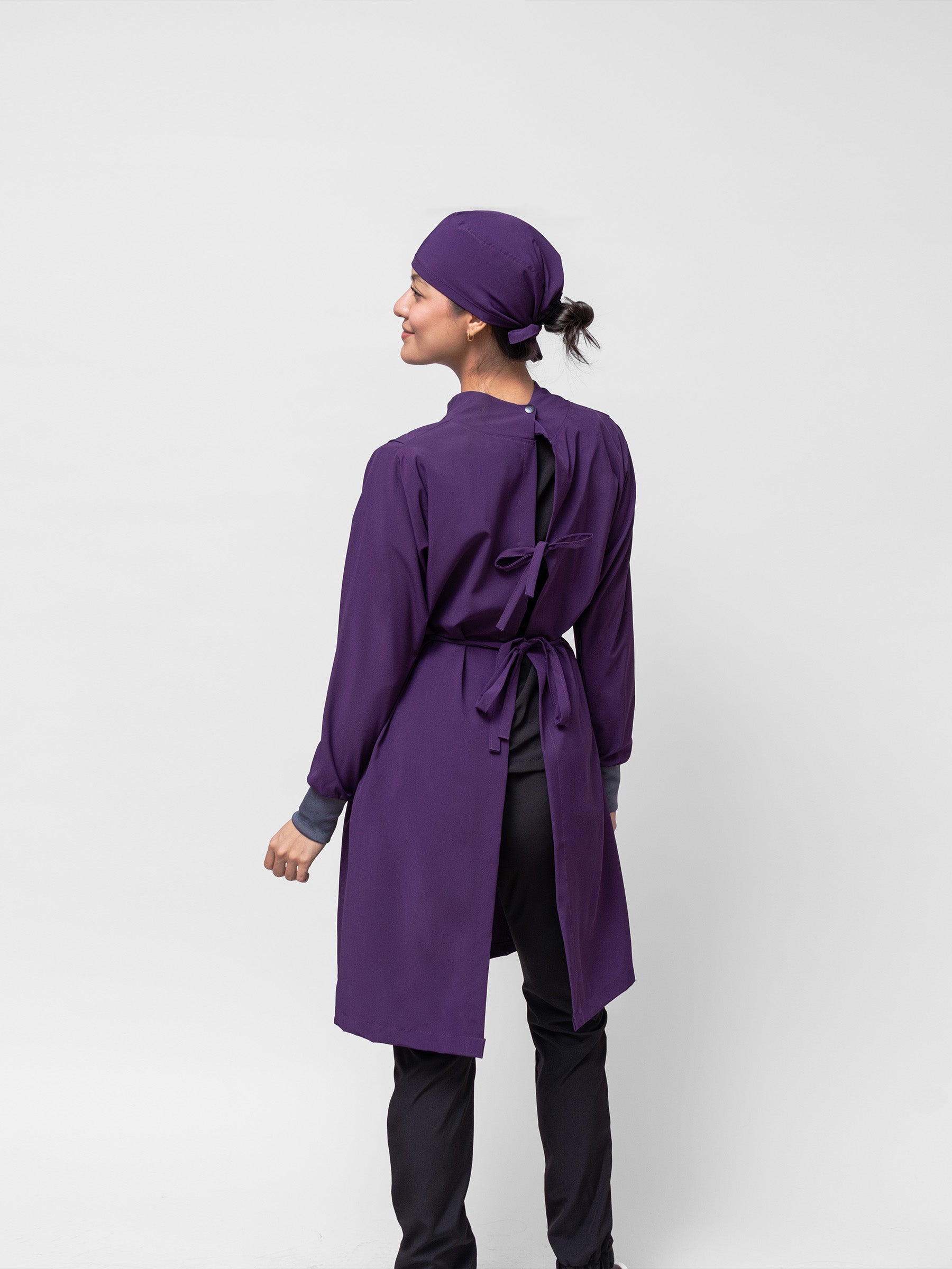 Bata Impermeable Mujer - Uva