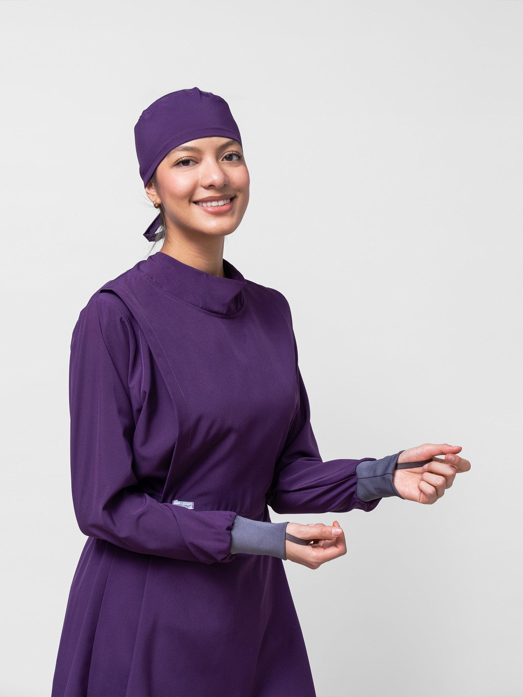 Bata Impermeable Mujer - Uva