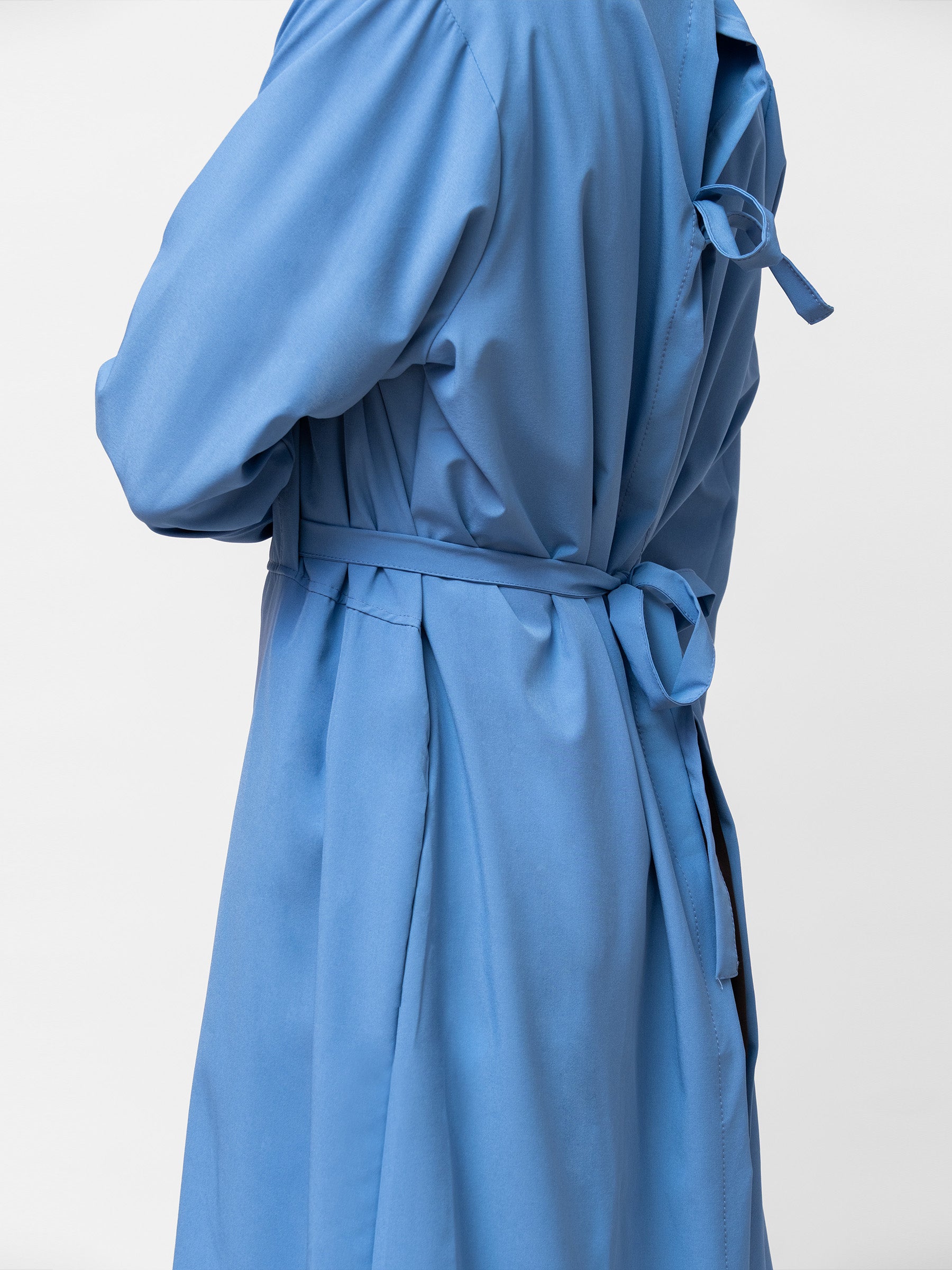 Bata Impermeable Mujer - Azul Plumbago