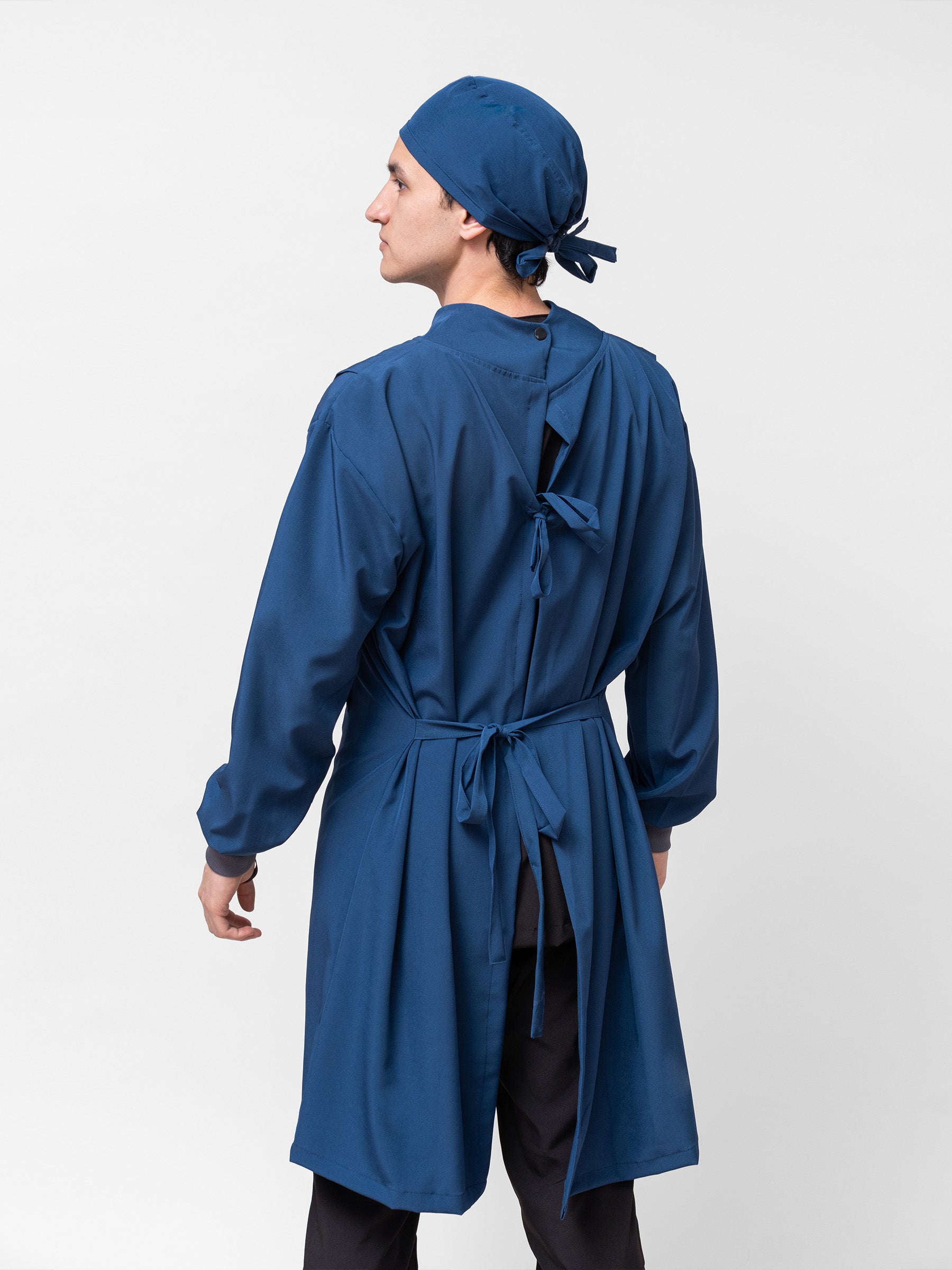 Bata Impermeable Hombre - Azul Bahamas