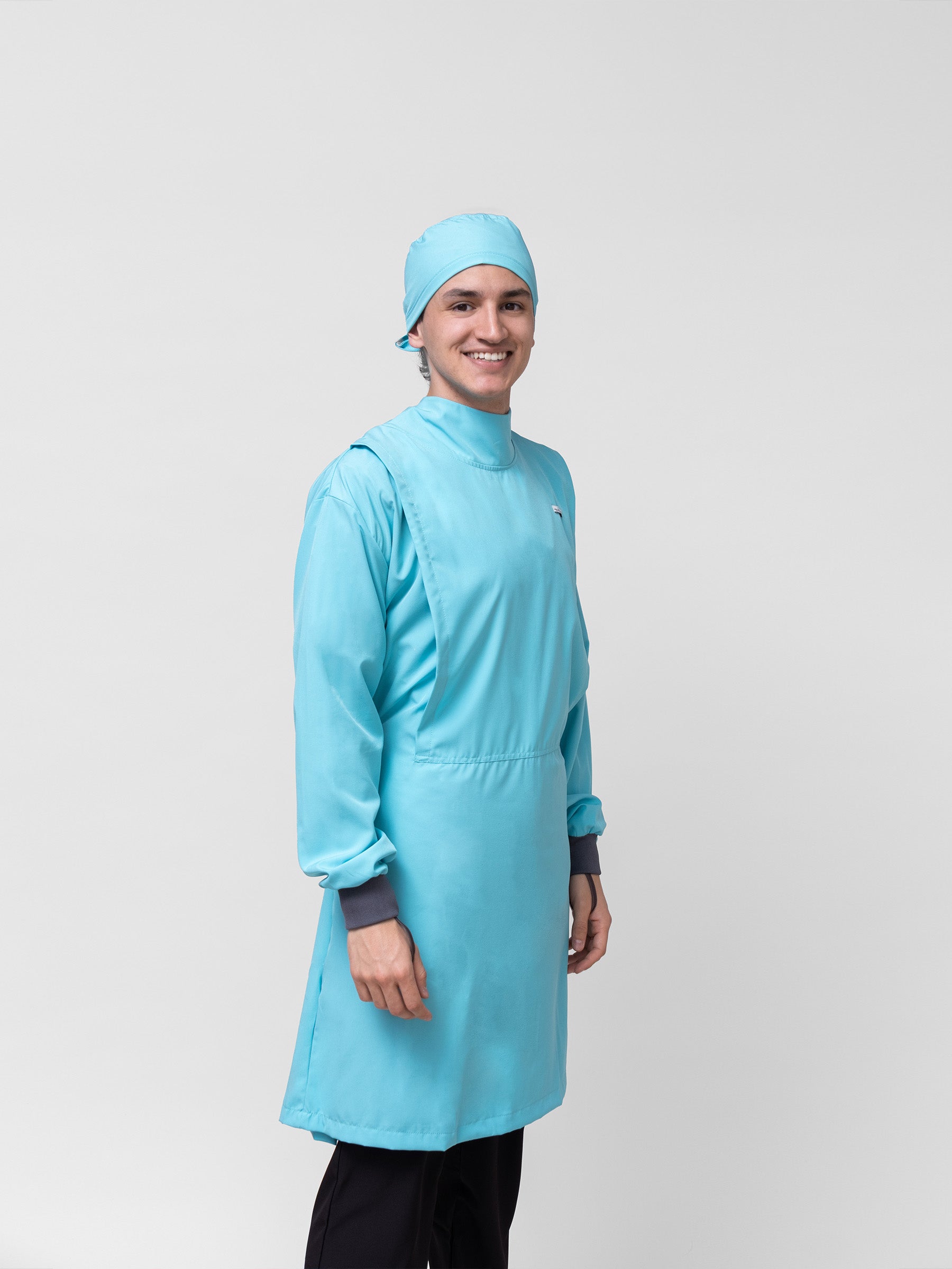 Bata Impermeable Hombre - Menta