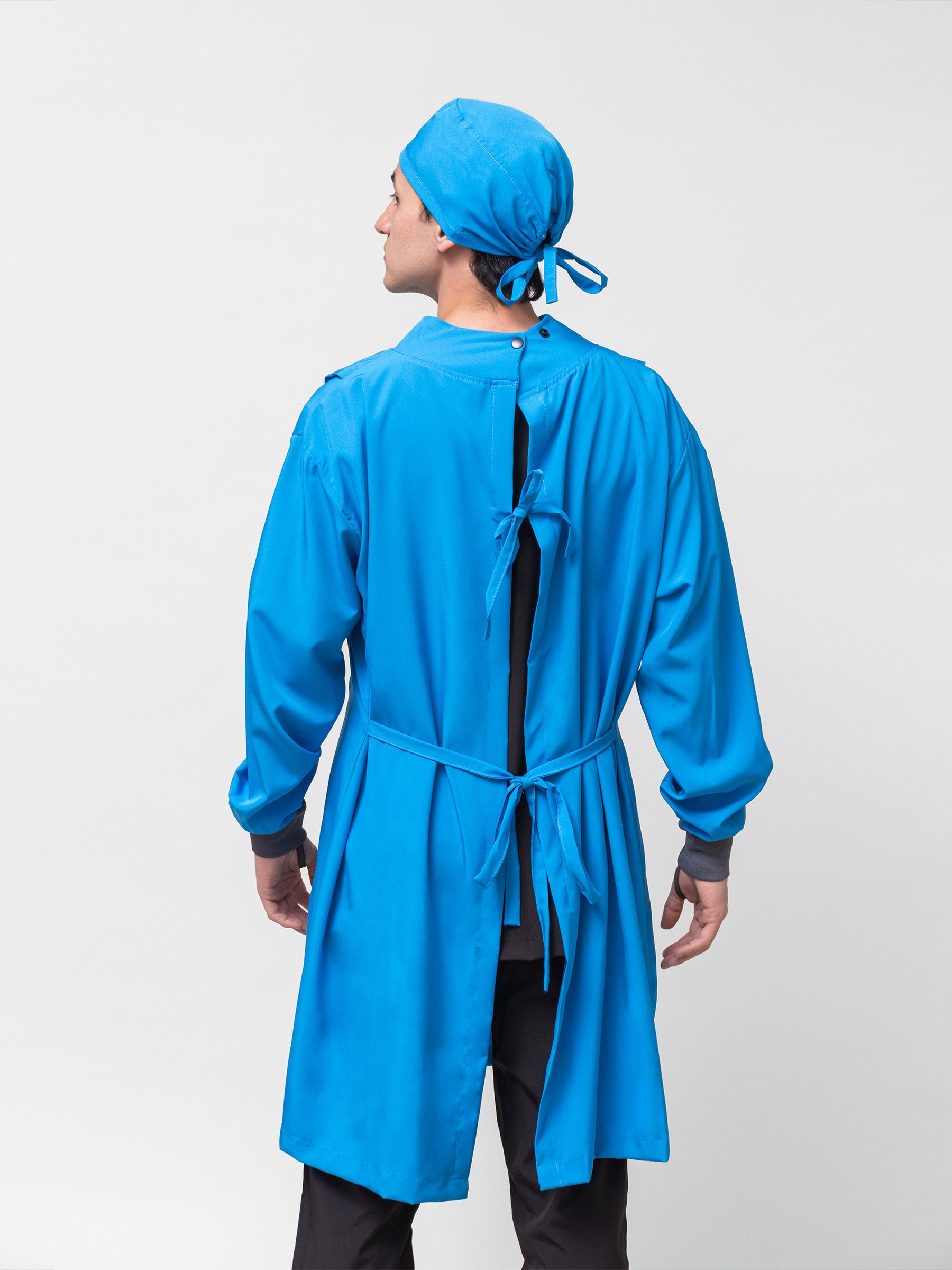 Bata Impermeable Hombre - Azul Francia