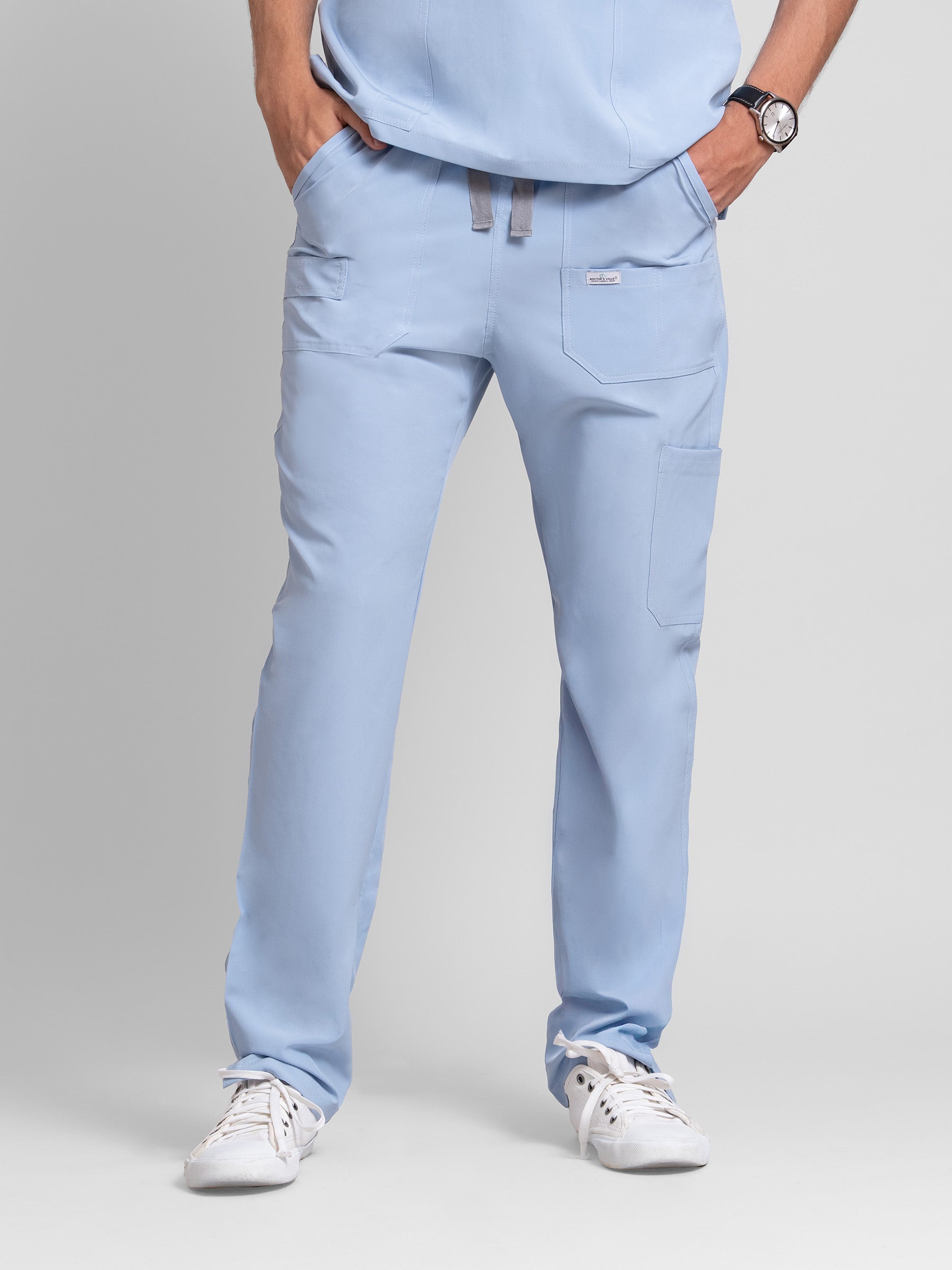 Pantalón Quirúrgico de Hombre Mérida - Azul Cielo