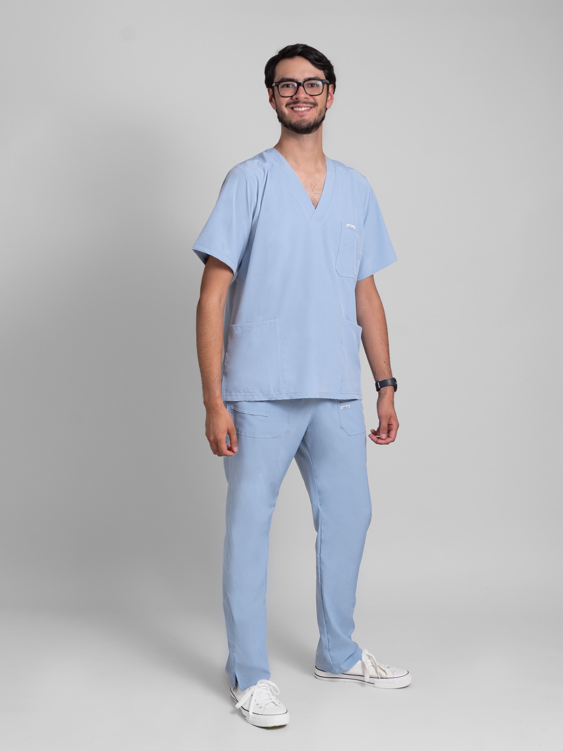 Pantalón Quirúrgico de Hombre Mérida - Azul Cielo