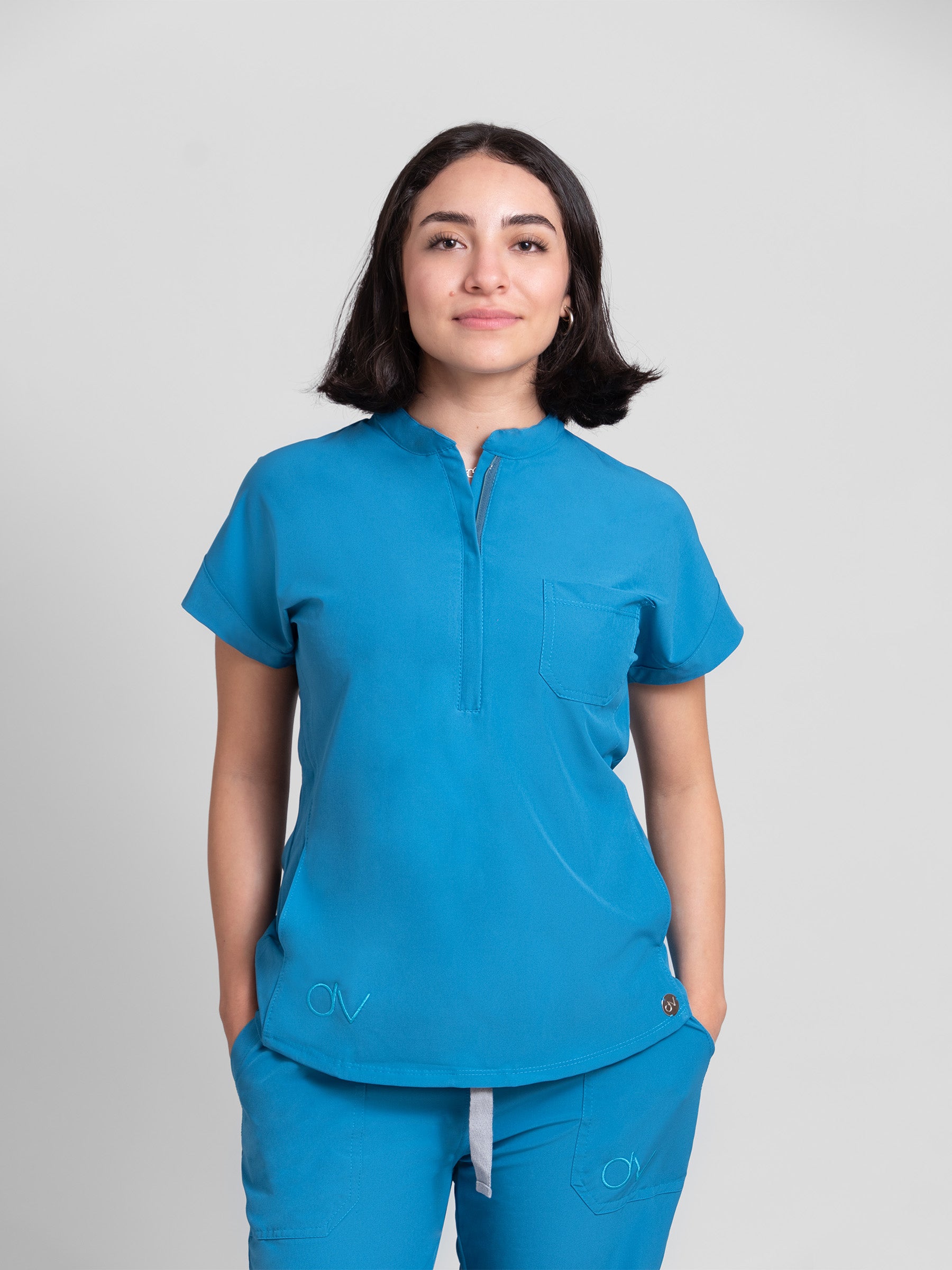 Filipina Quirúrgica Mujer Lux - Azul Ultramar