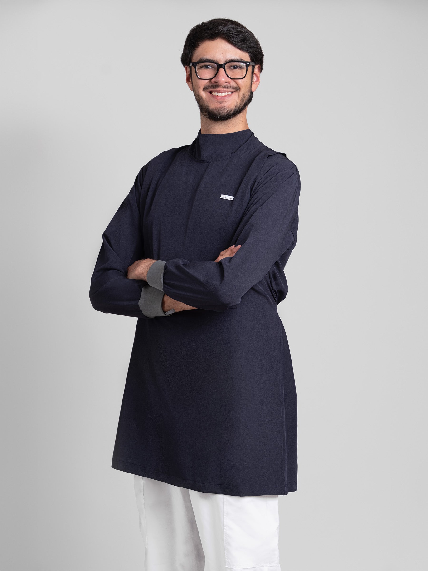 Bata Impermeable Hombre - Azul Marino