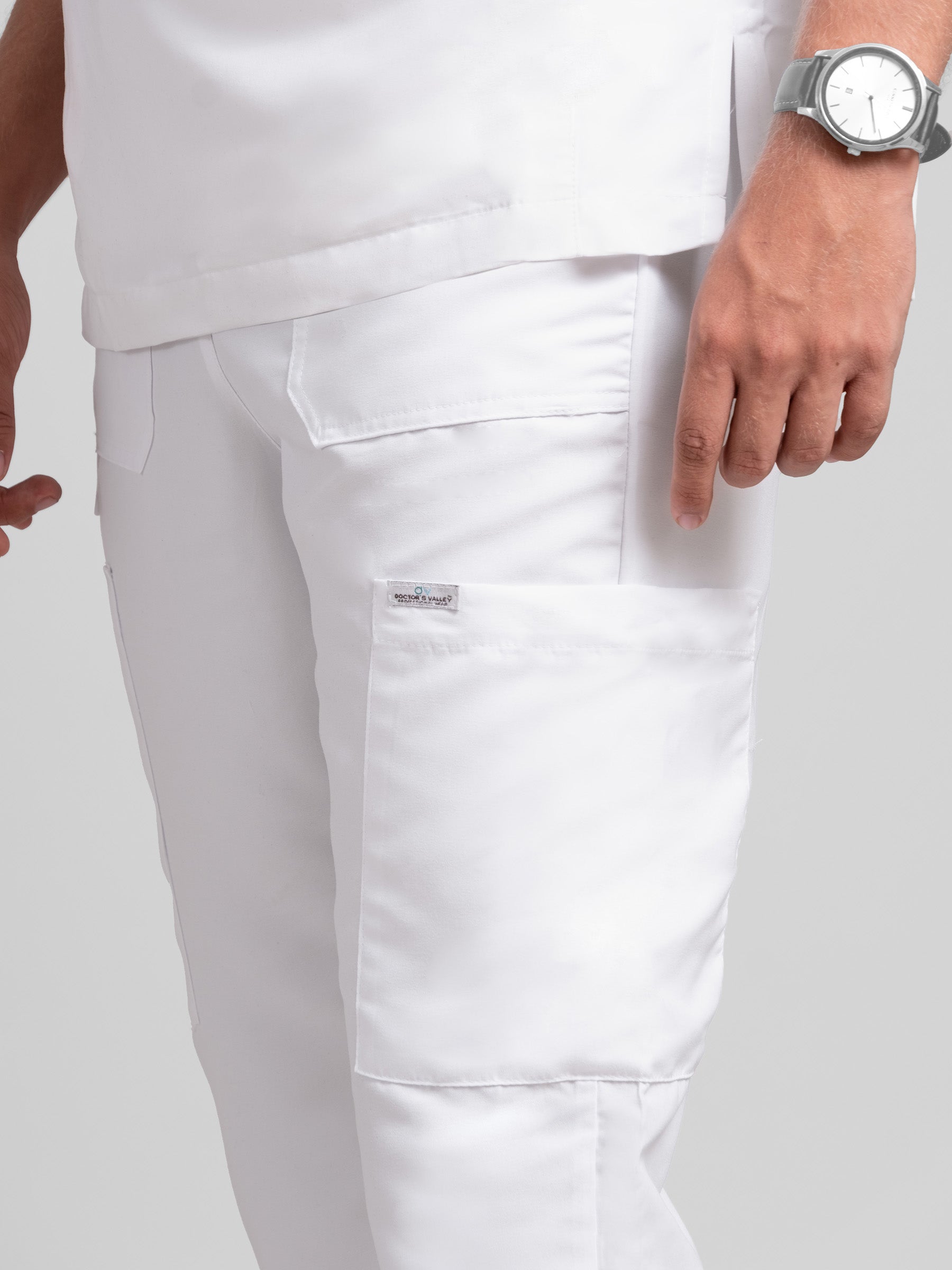 Pantalón Quirúrgico Hombre Tabasco - Blanco