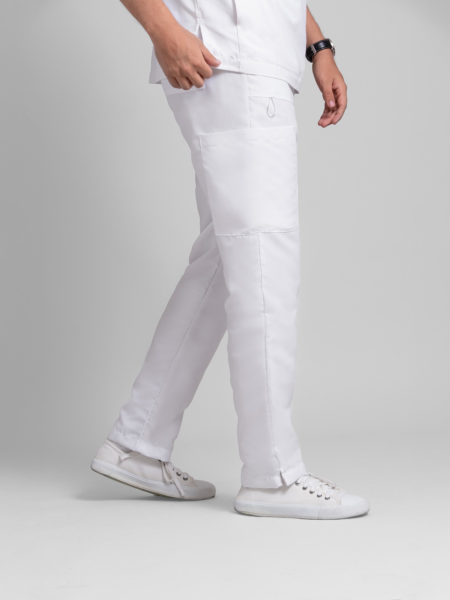 Pantalón Quirúrgico Hombre Tabasco - Blanco