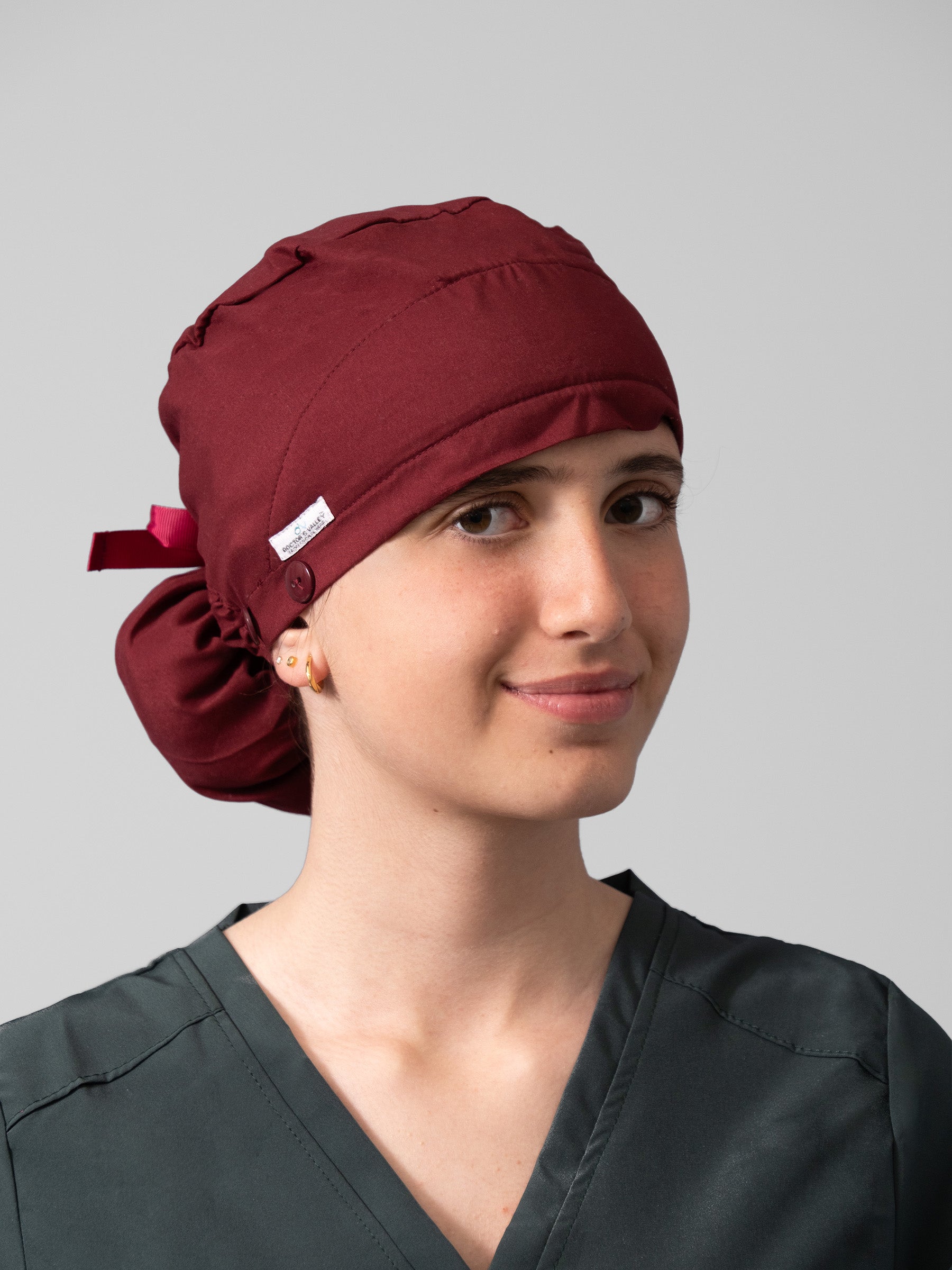 Cofia Premium Lisa - Guinda