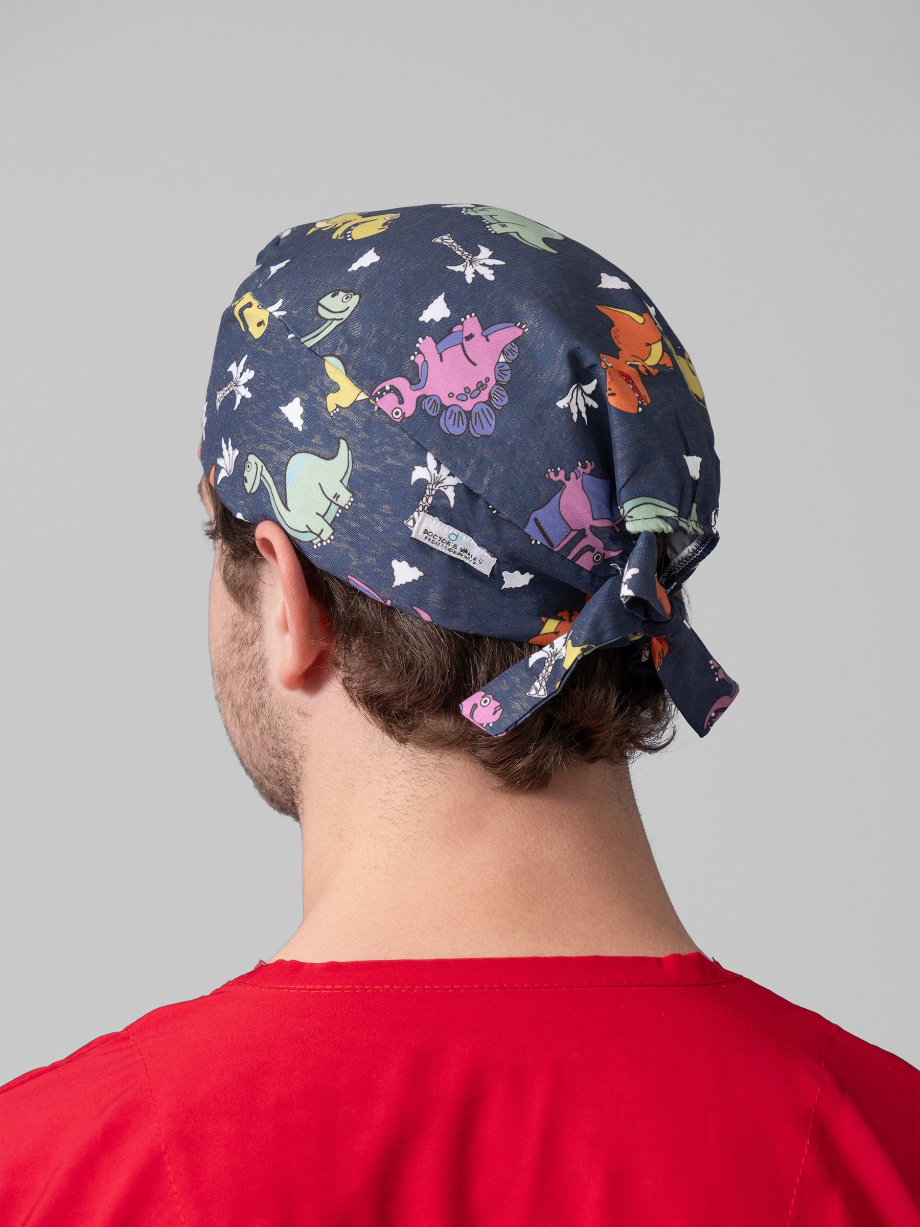 Cofia Quirúrgica Estampada - Dinosaurio