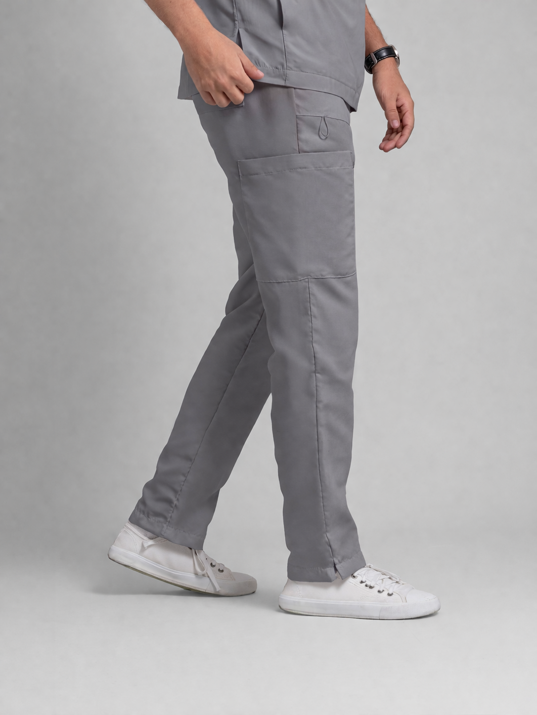 Pantalón Quirúrgico Hombre Tabasco - Gris Claro