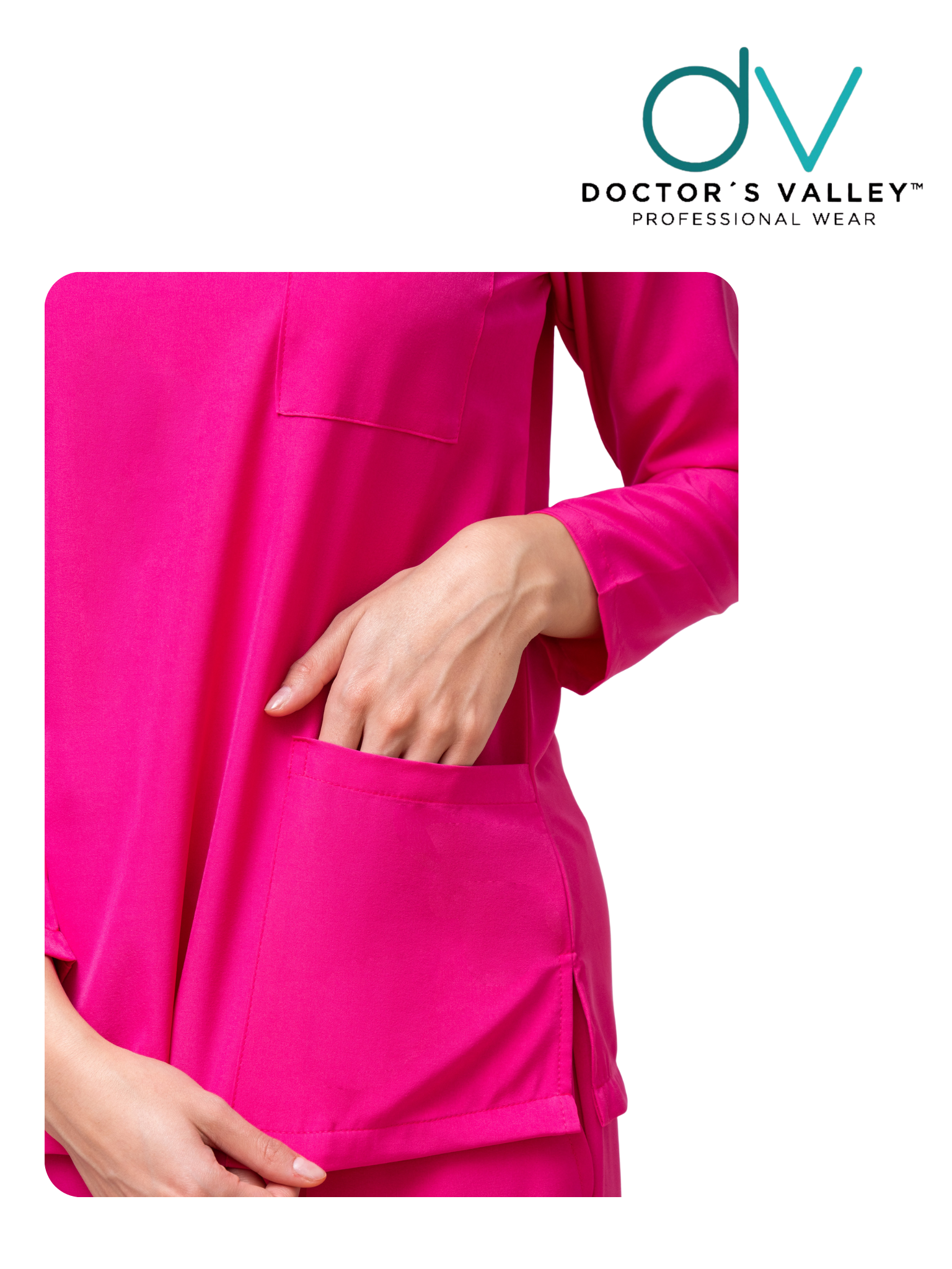 Filipina Manga Larga Mujer Mérida- Fucsia