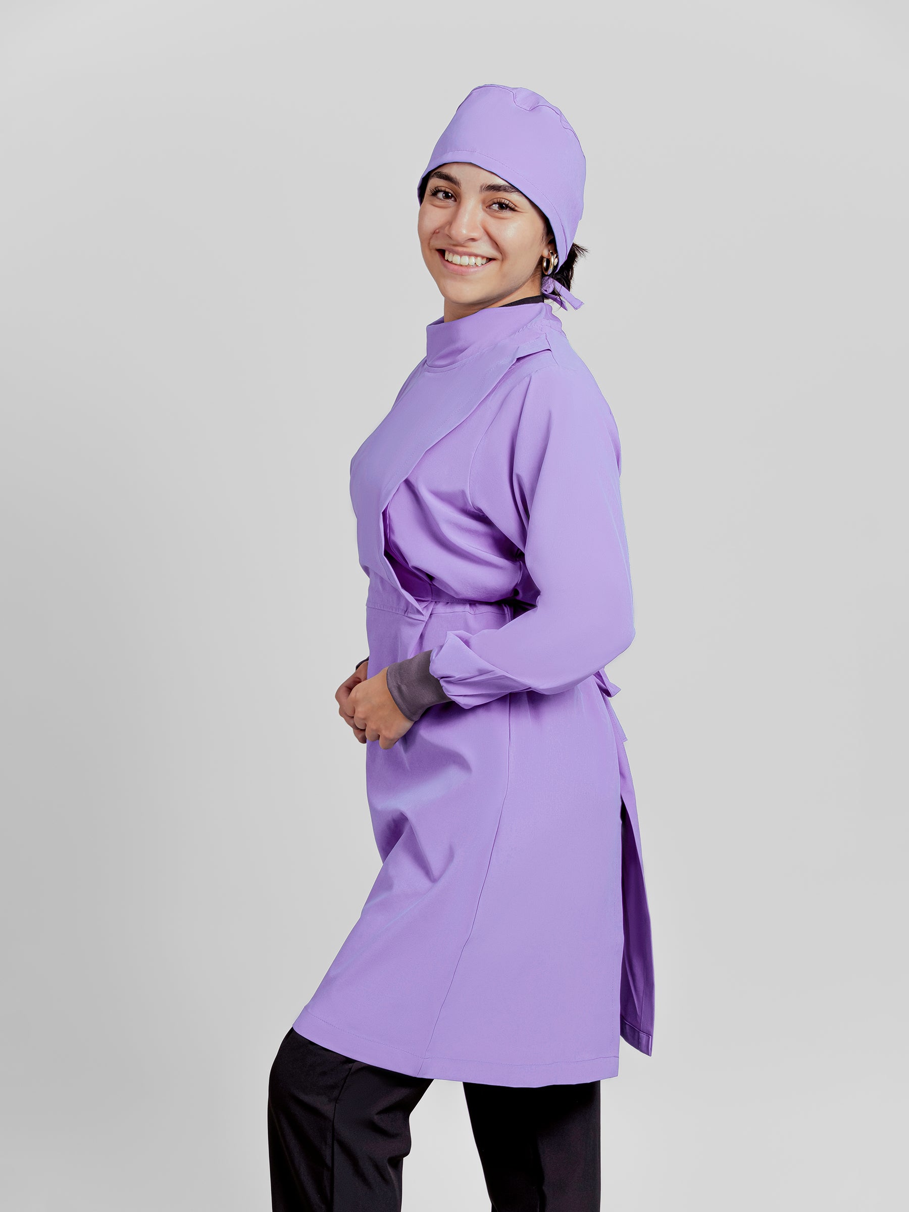 Bata Impermeable Mujer - Lila