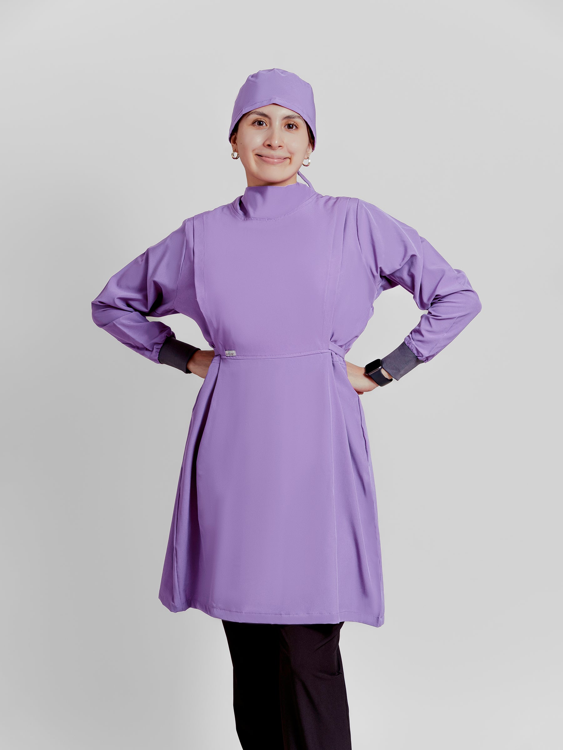 Bata Impermeable Mujer - Lila
