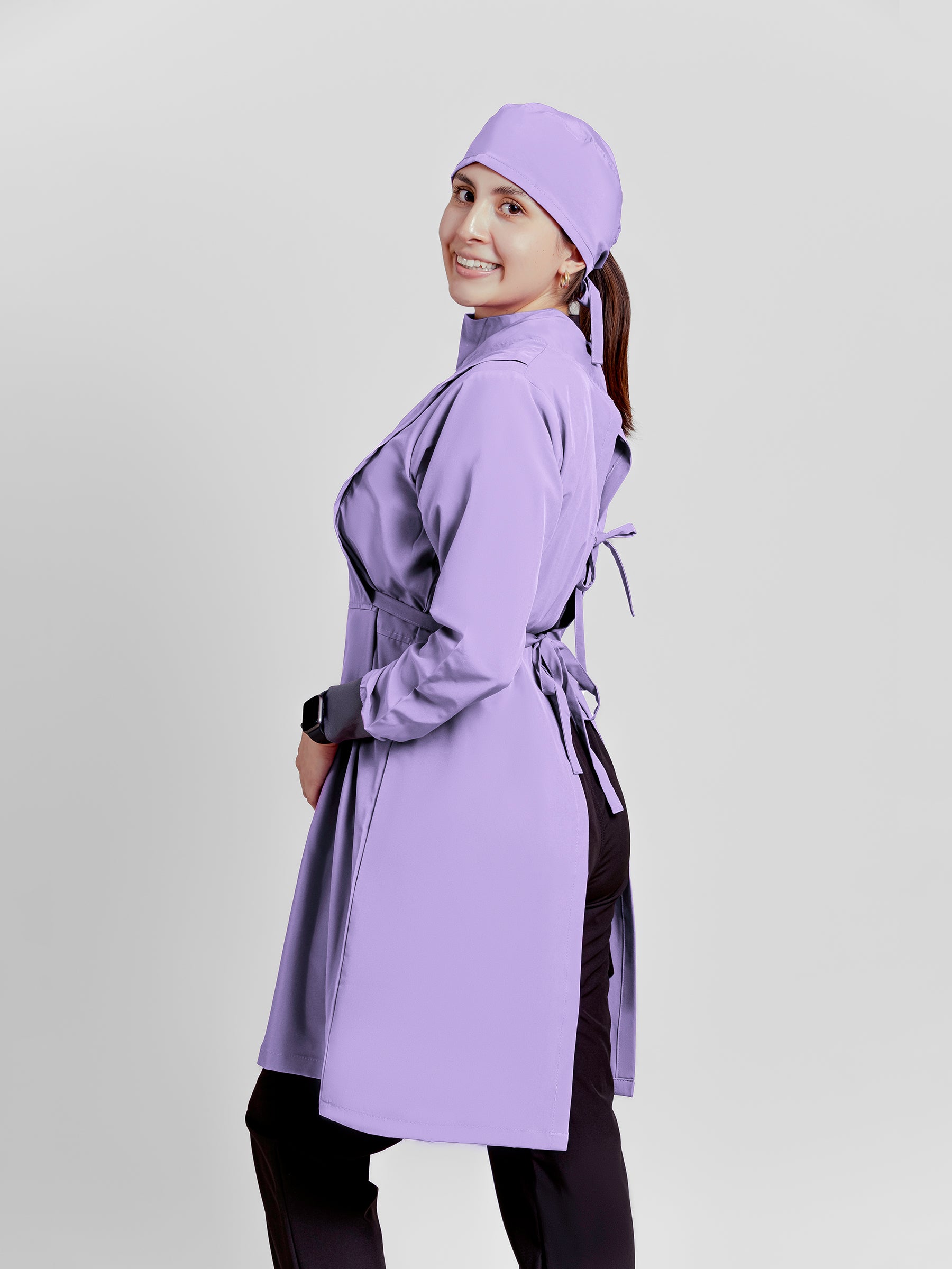 Bata Impermeable Mujer - Lila