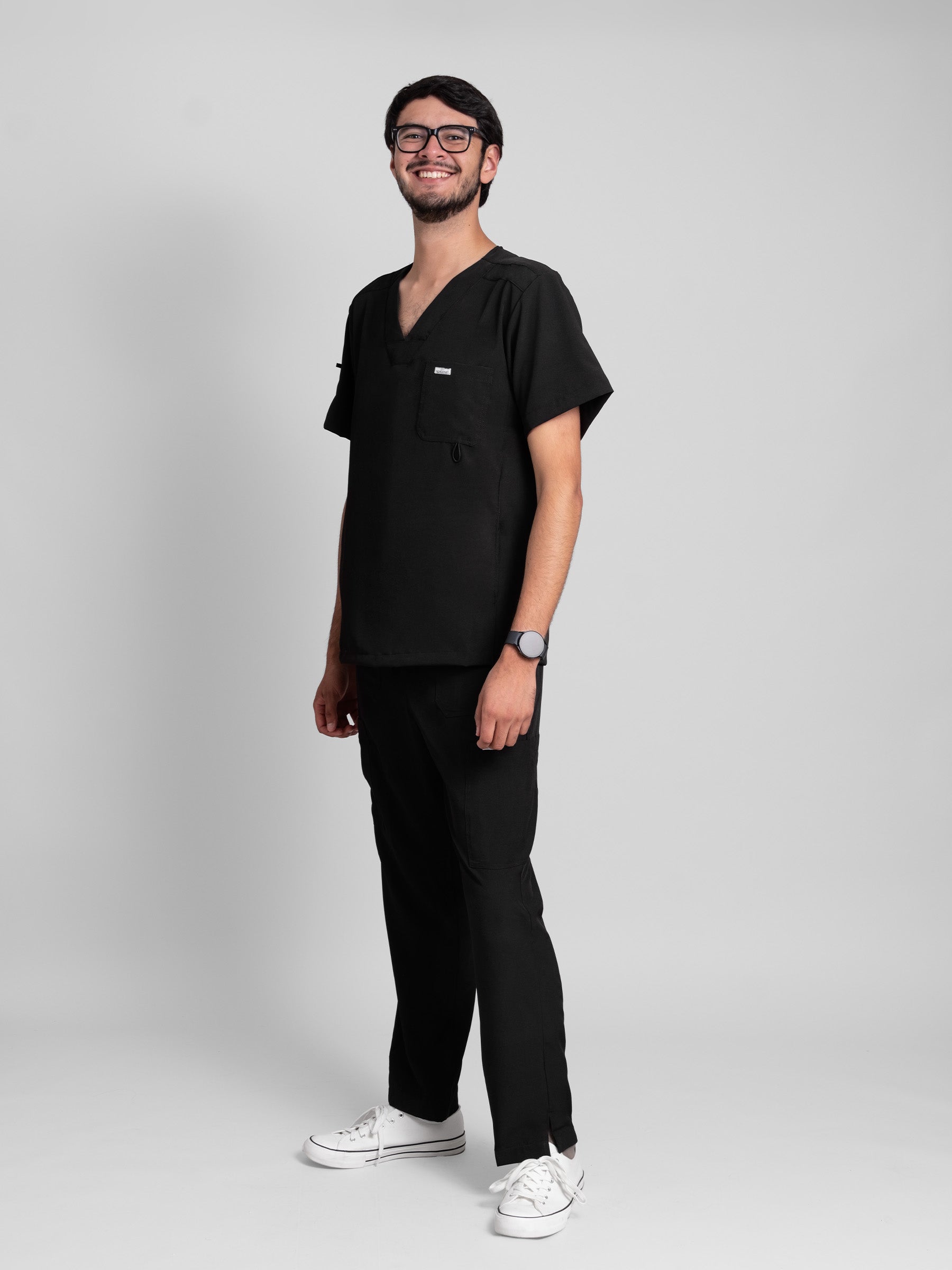 Pantalón Quirúrgico Hombre Tabasco - Negro