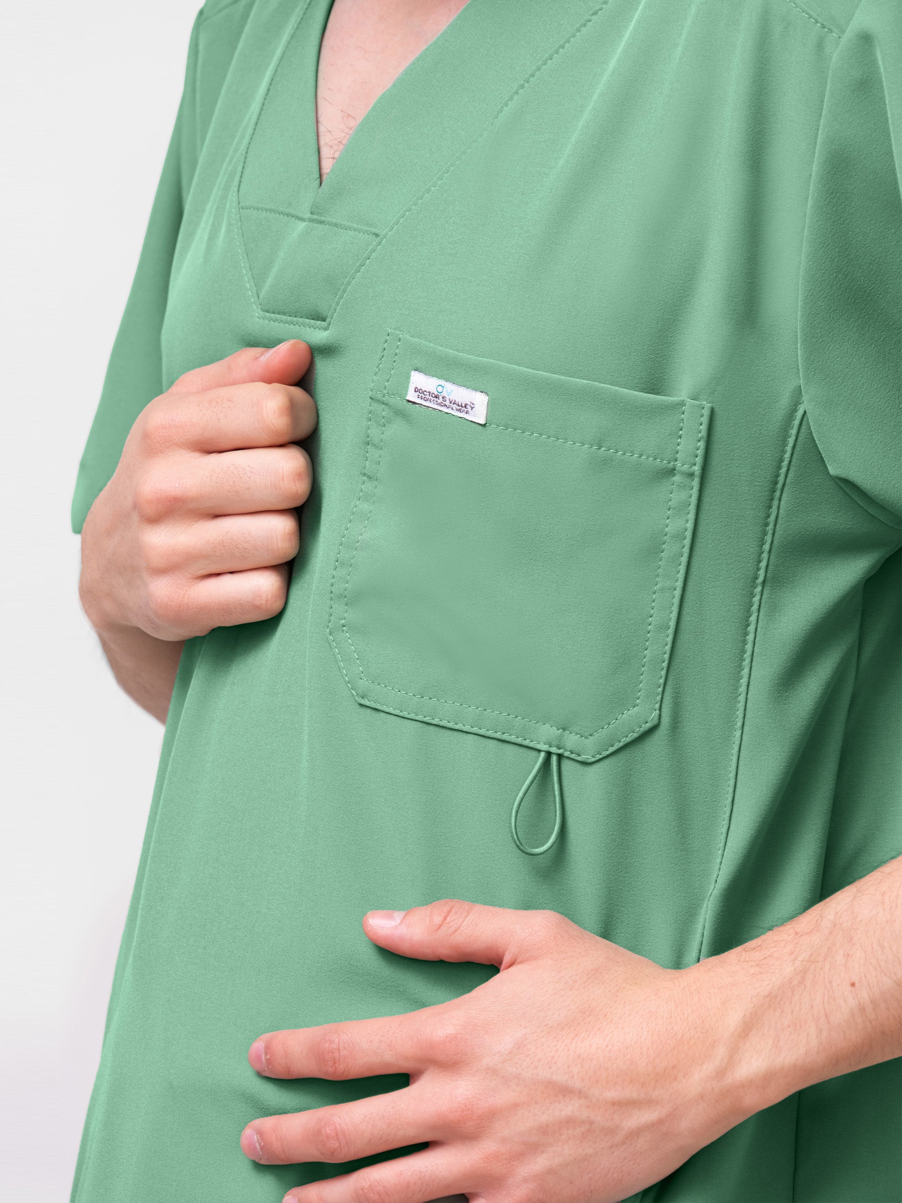 Filipina Quirúrgica Hombre Tabasco - Verde Olivo