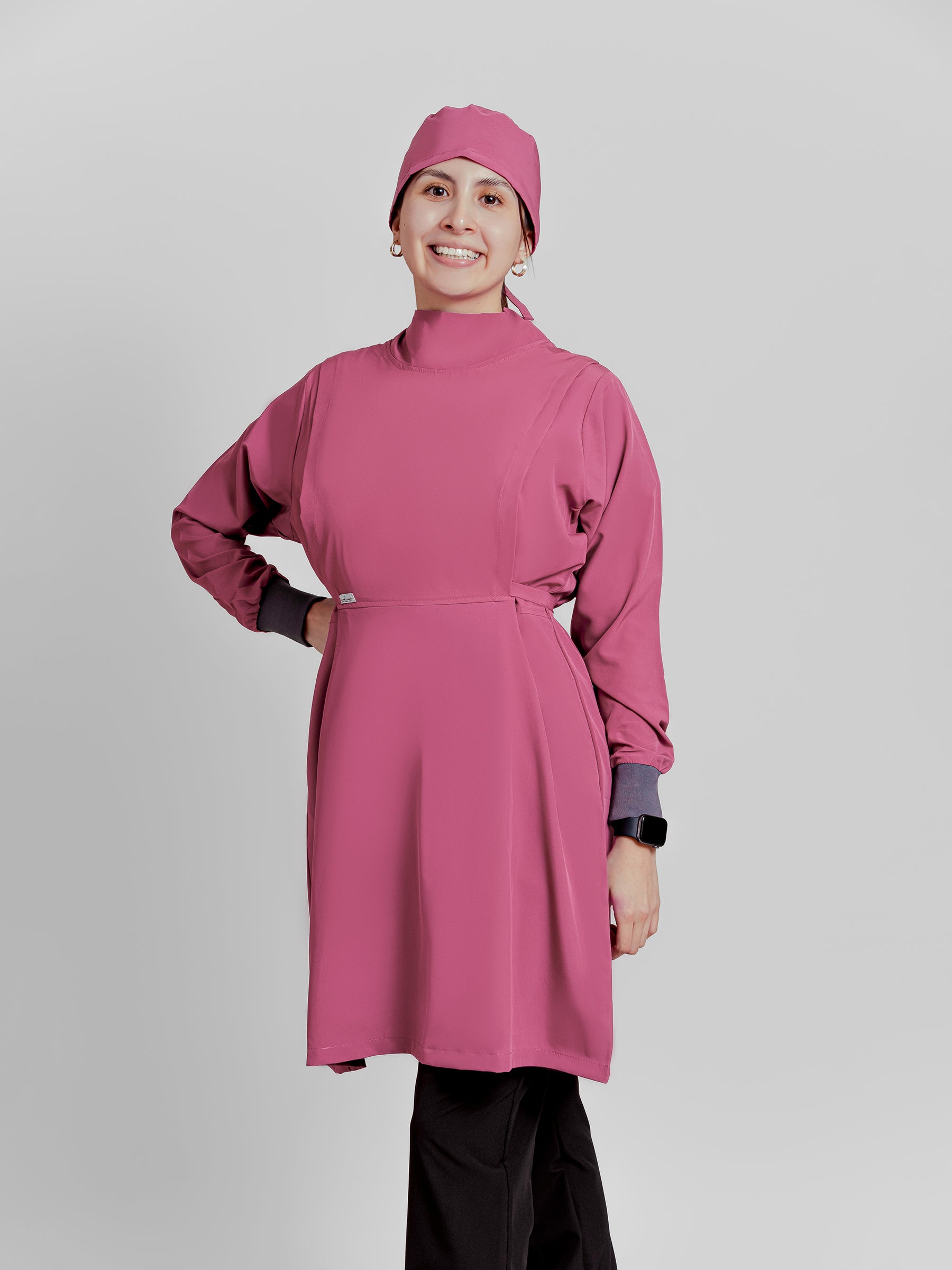 Bata Impermeable Mujer - Palo de Rosa