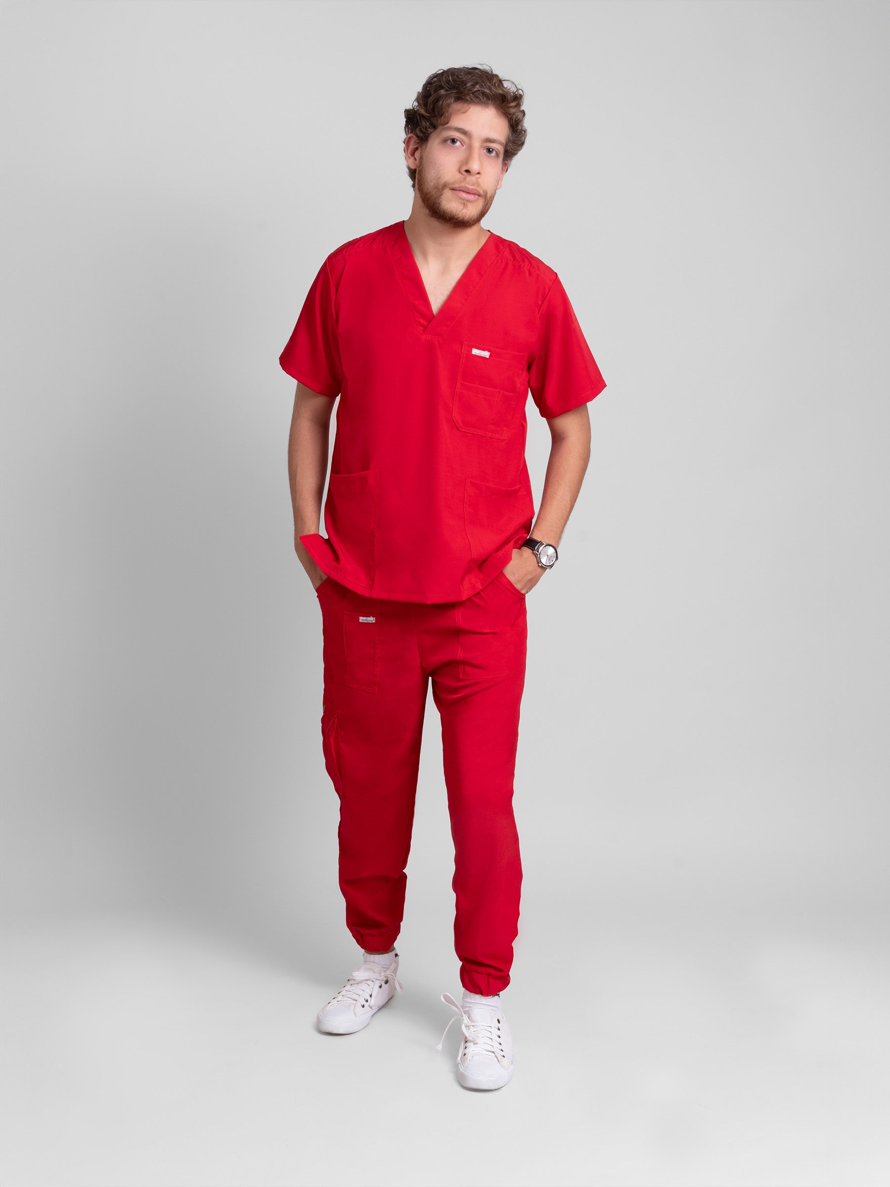 Pantalón Jogger de Hombre Mérida - Rojo