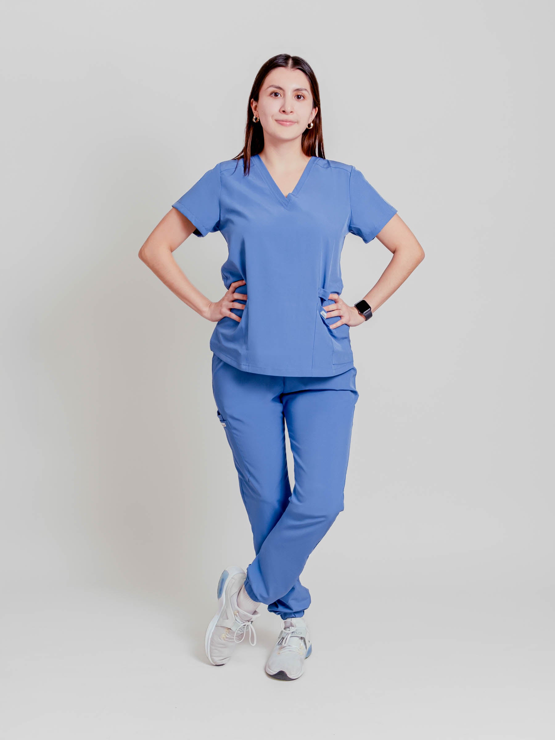 Filipina Quirúrgica de Mujer Mérida - Azul Plúmbago
