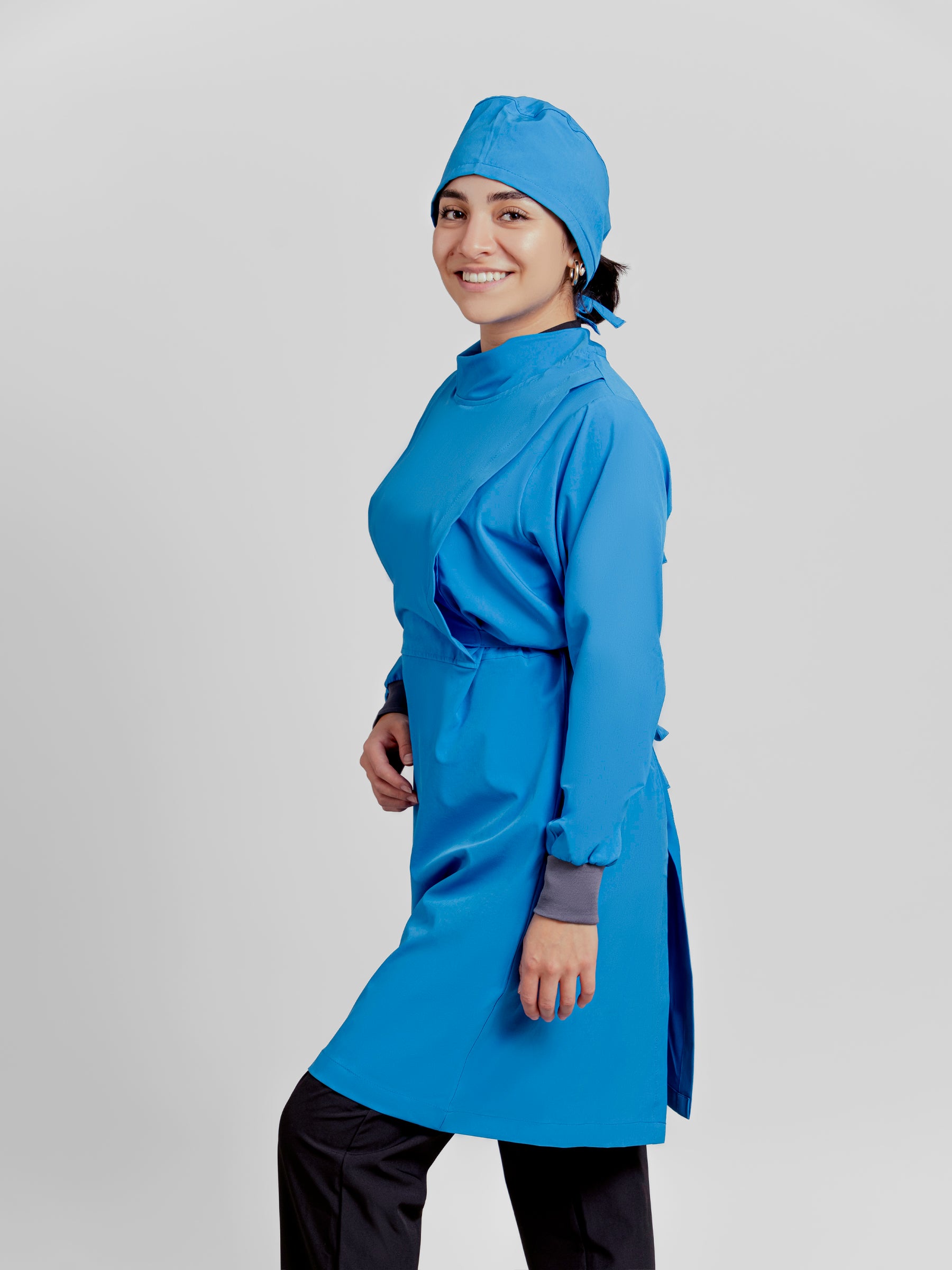 Bata Impermeable Mujer - Azul Francia