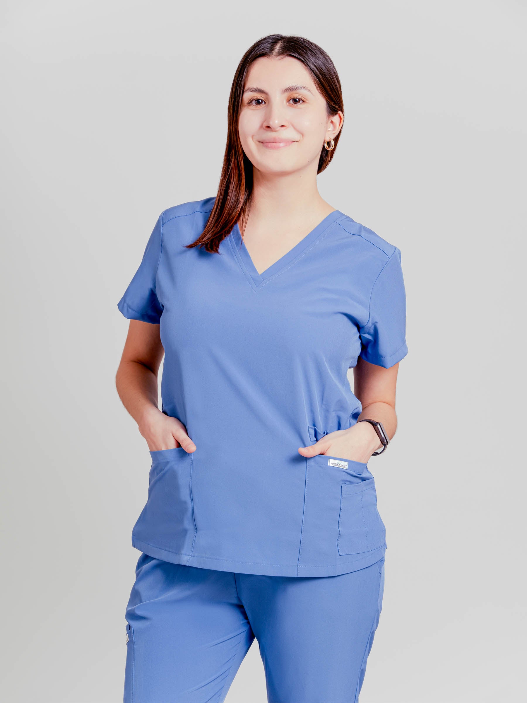 Filipina Quirúrgica de Mujer Mérida - Azul Plúmbago