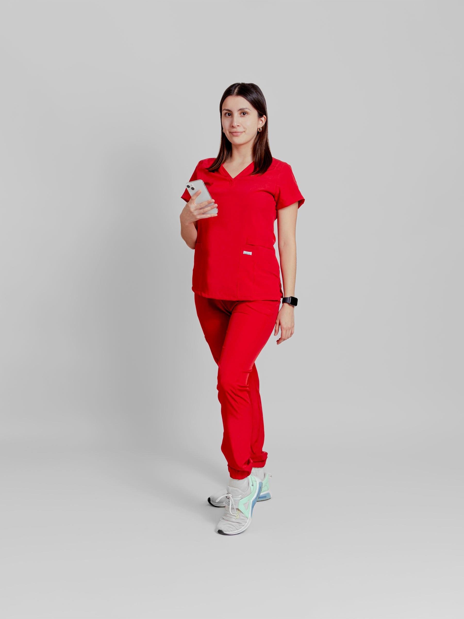 Filipina Quirúrgica de Mujer Mérida - Rojo
