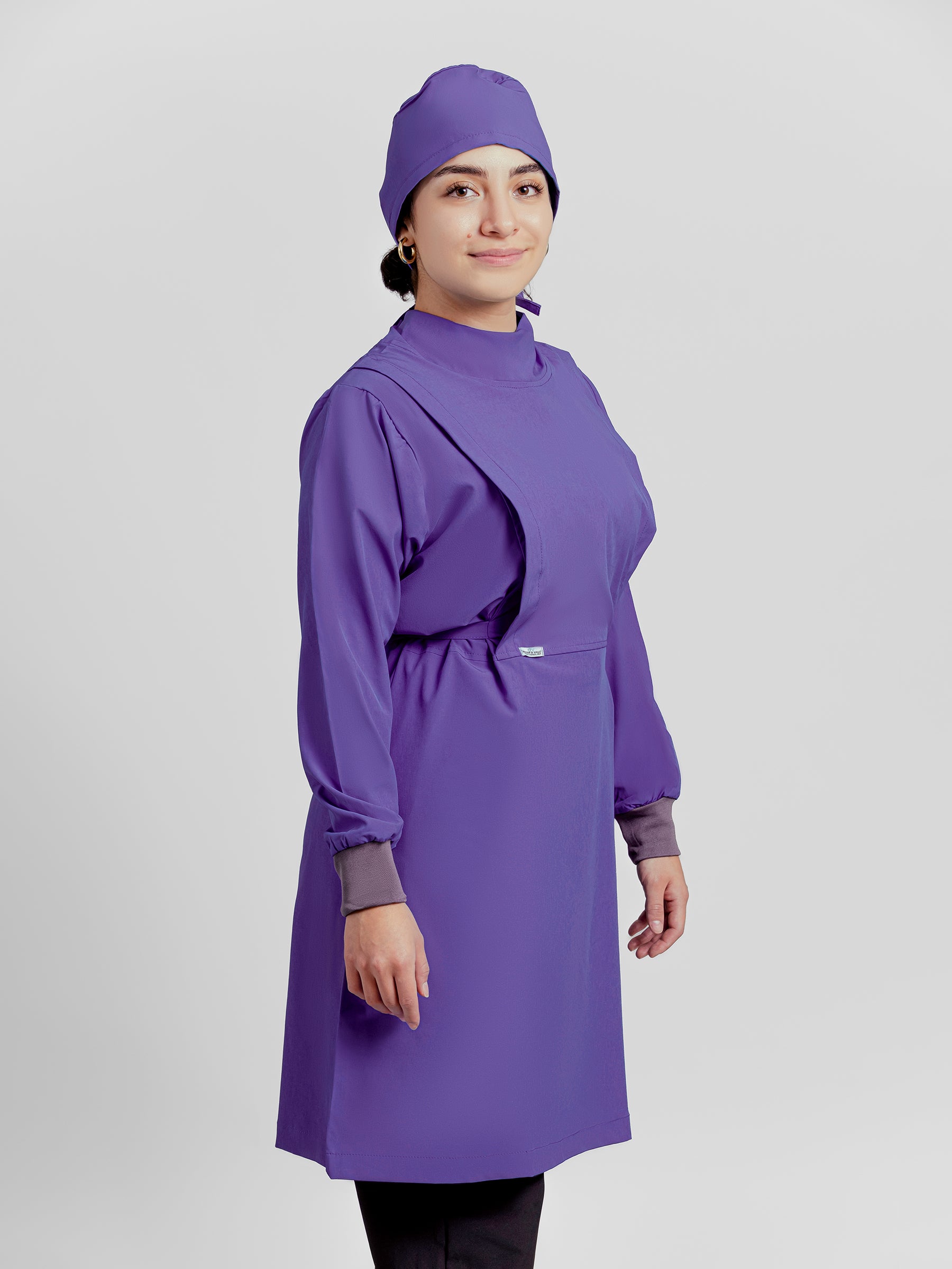 Bata Impermeable Mujer - Morado