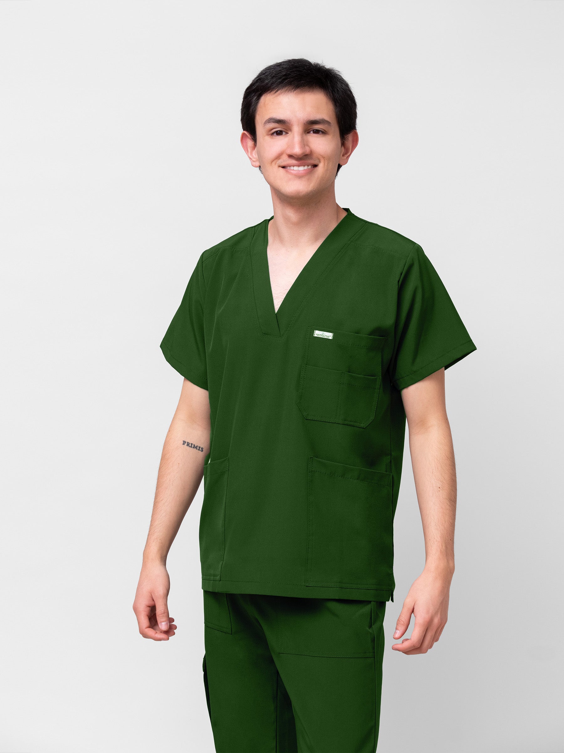 Pantalón Quirúrgico de Hombre Mérida - Verde Botella