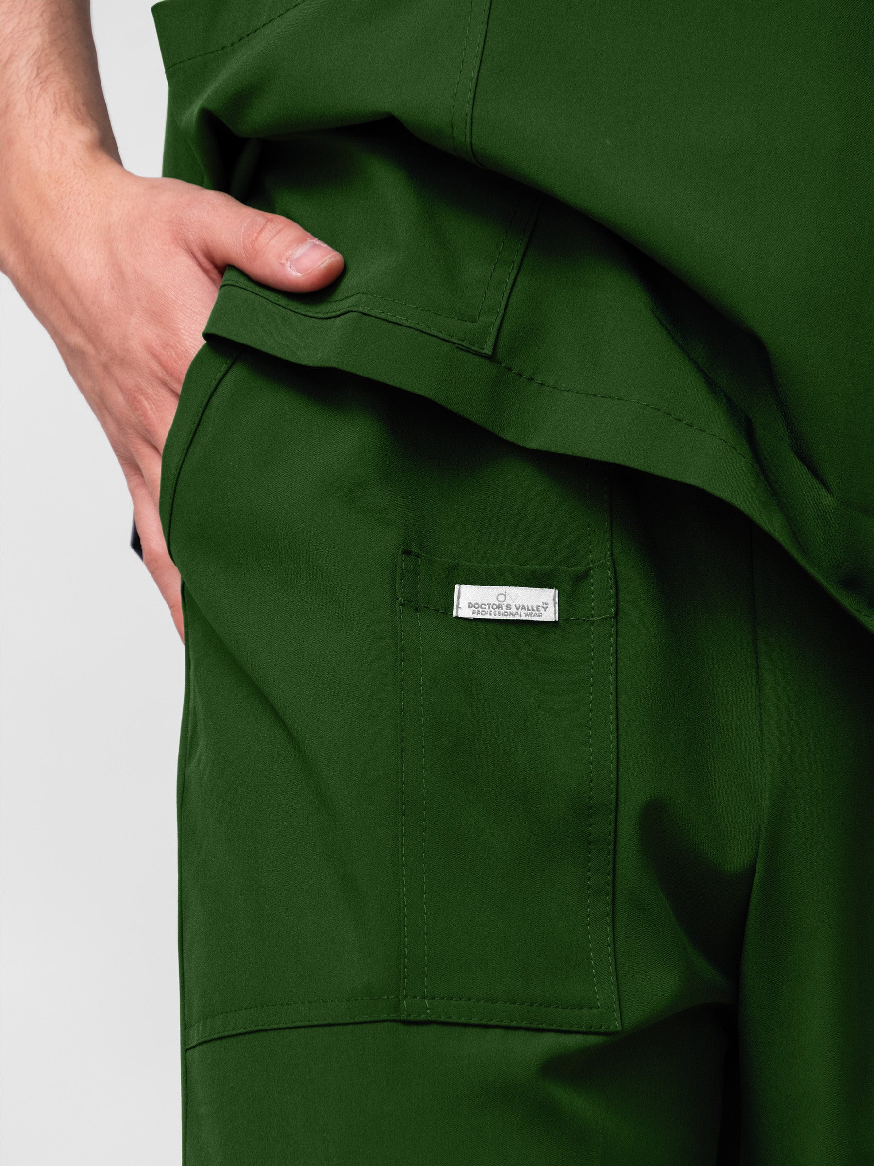 Pantalón Quirúrgico de Hombre Mérida - Verde Botella