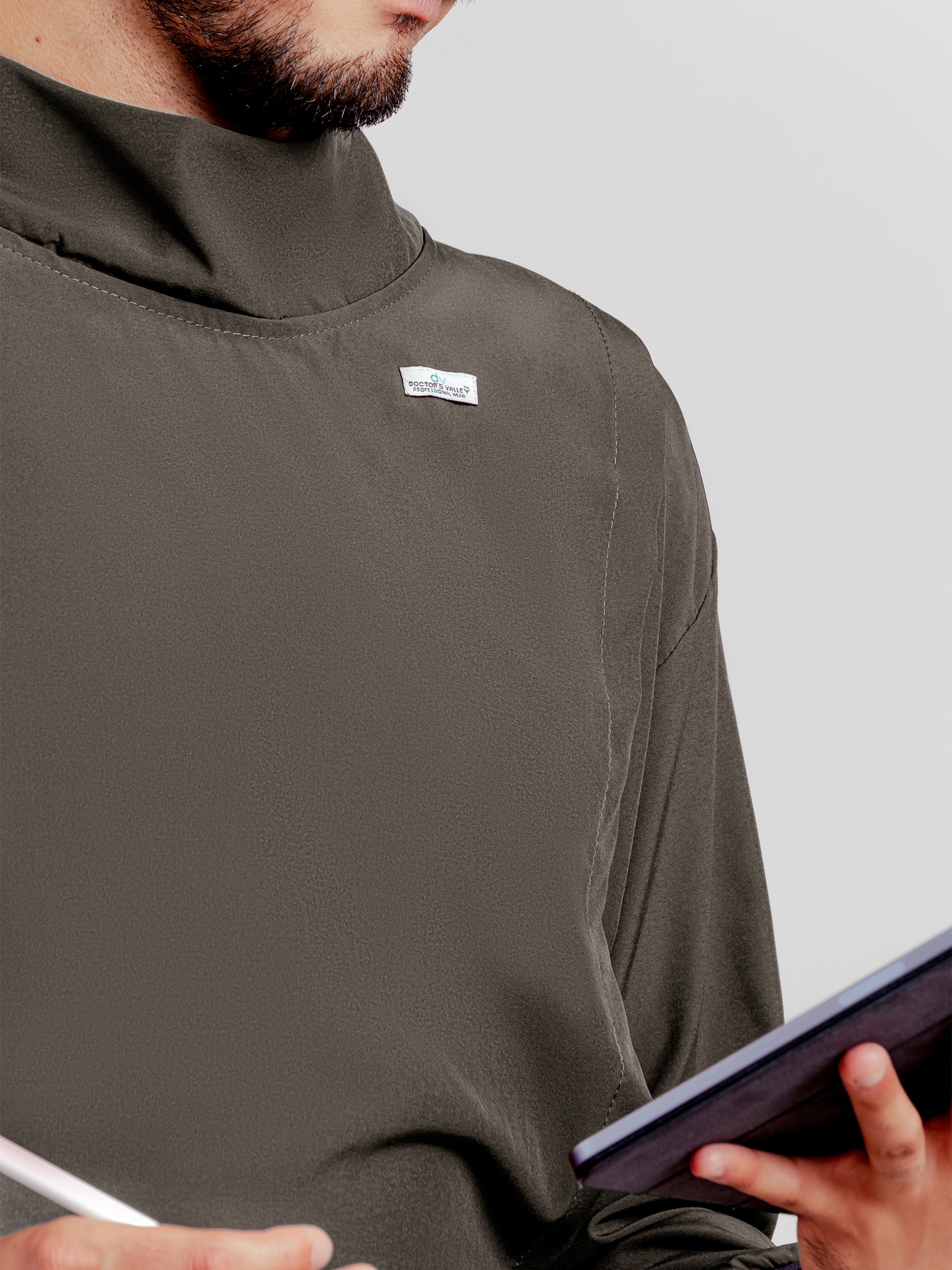 Bata Impermeable Hombre - Verde Militar