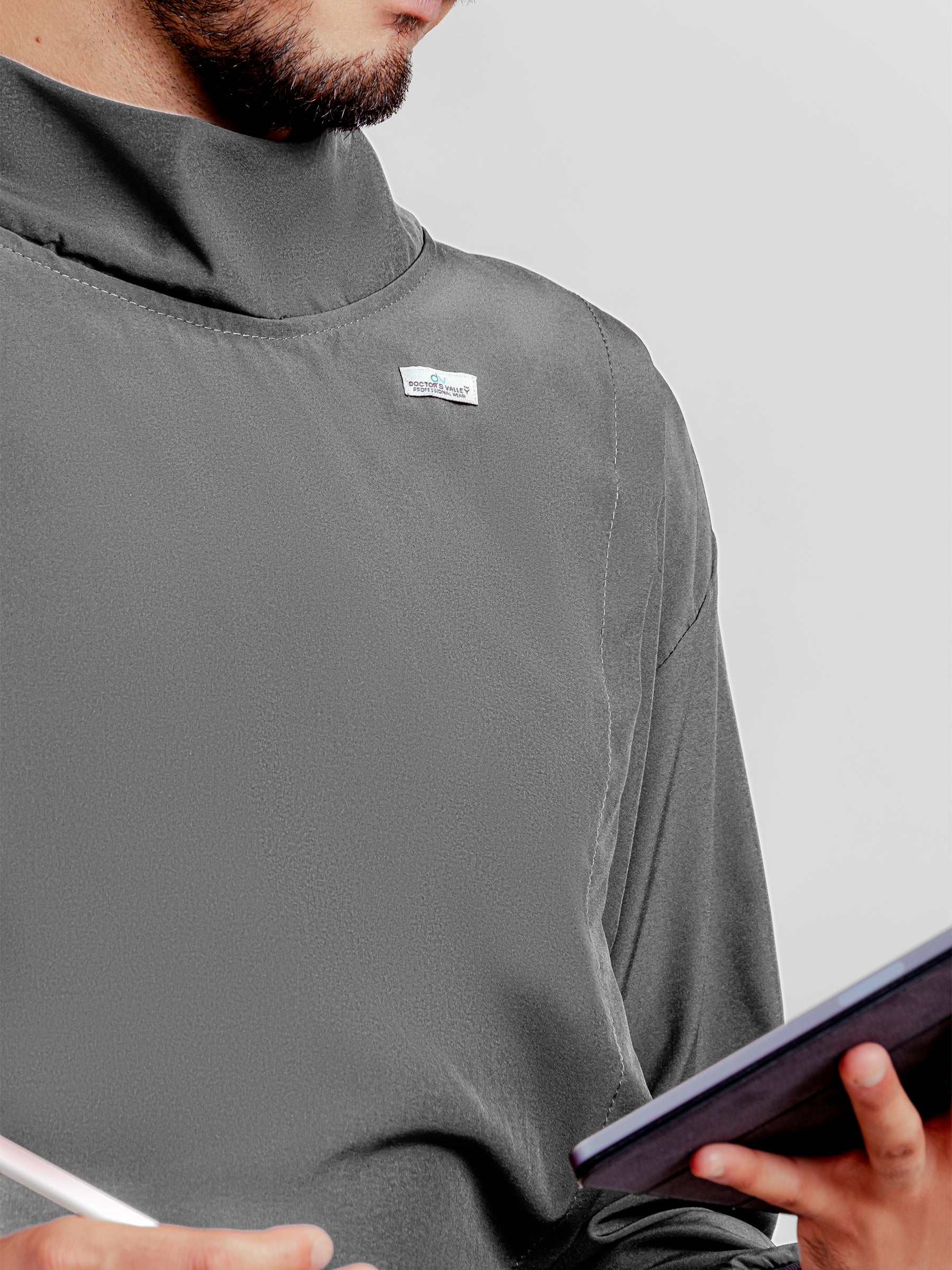 Bata Impermeable Hombre - Gris Oxford