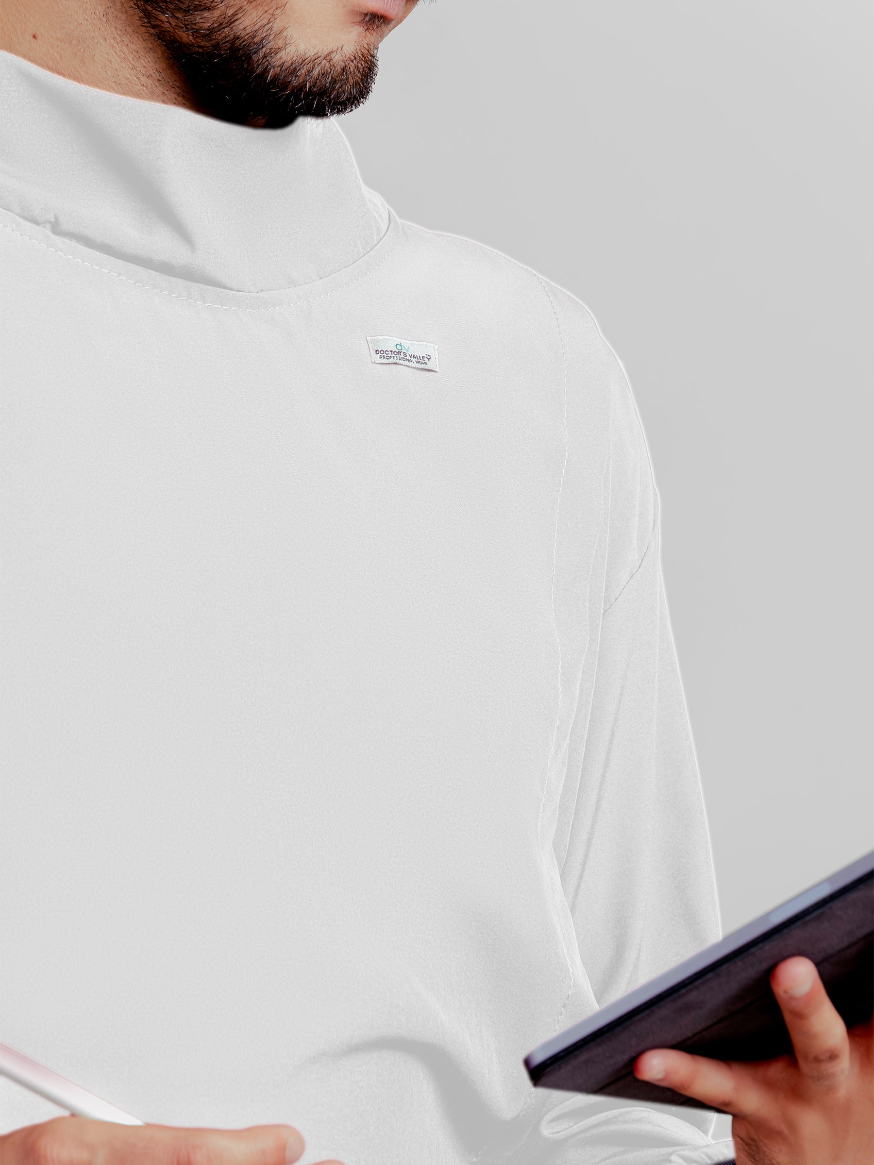 Bata Impermeable Hombre - Blanco