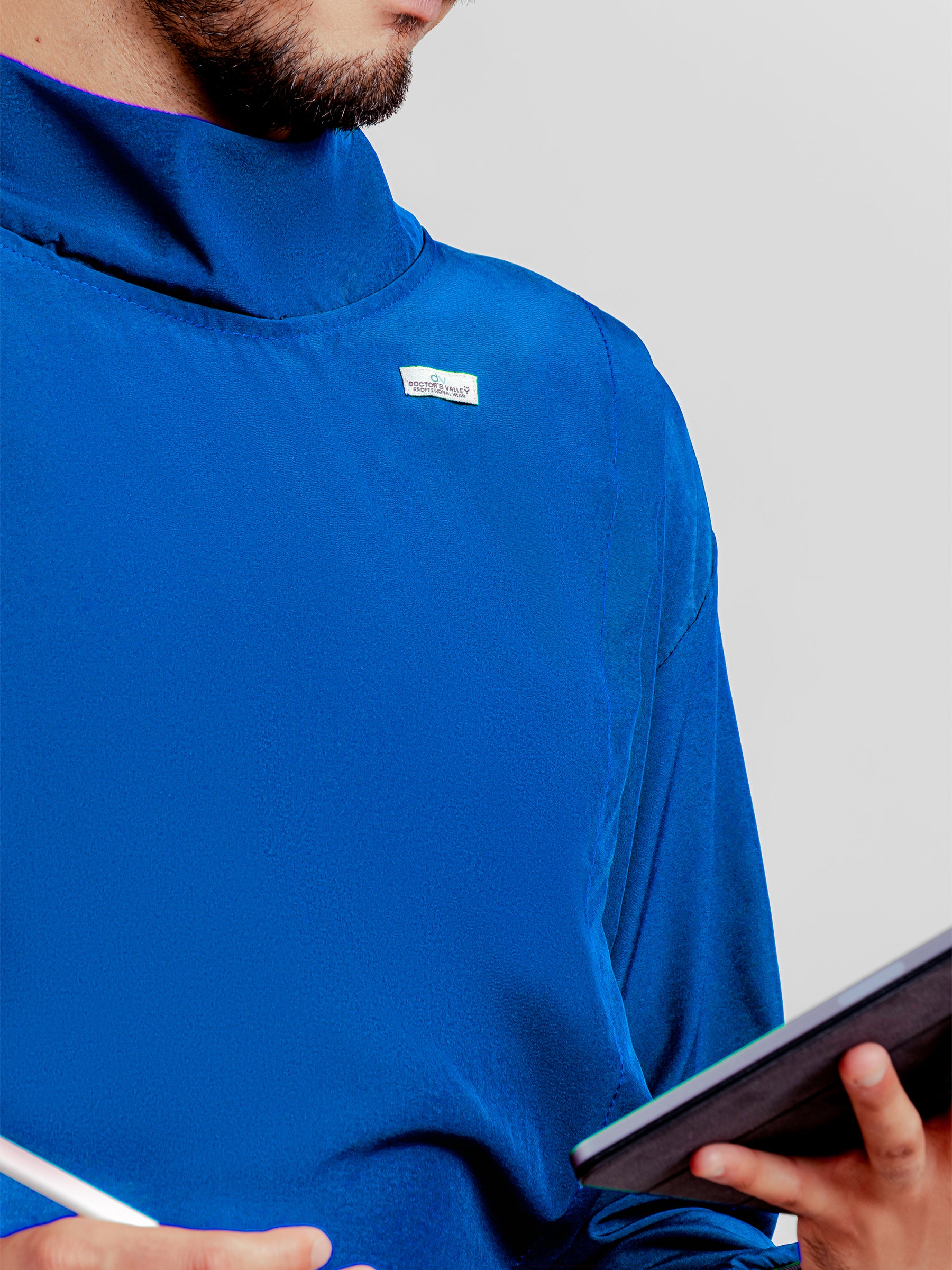 Bata Impermeable Hombre - Azul Rey