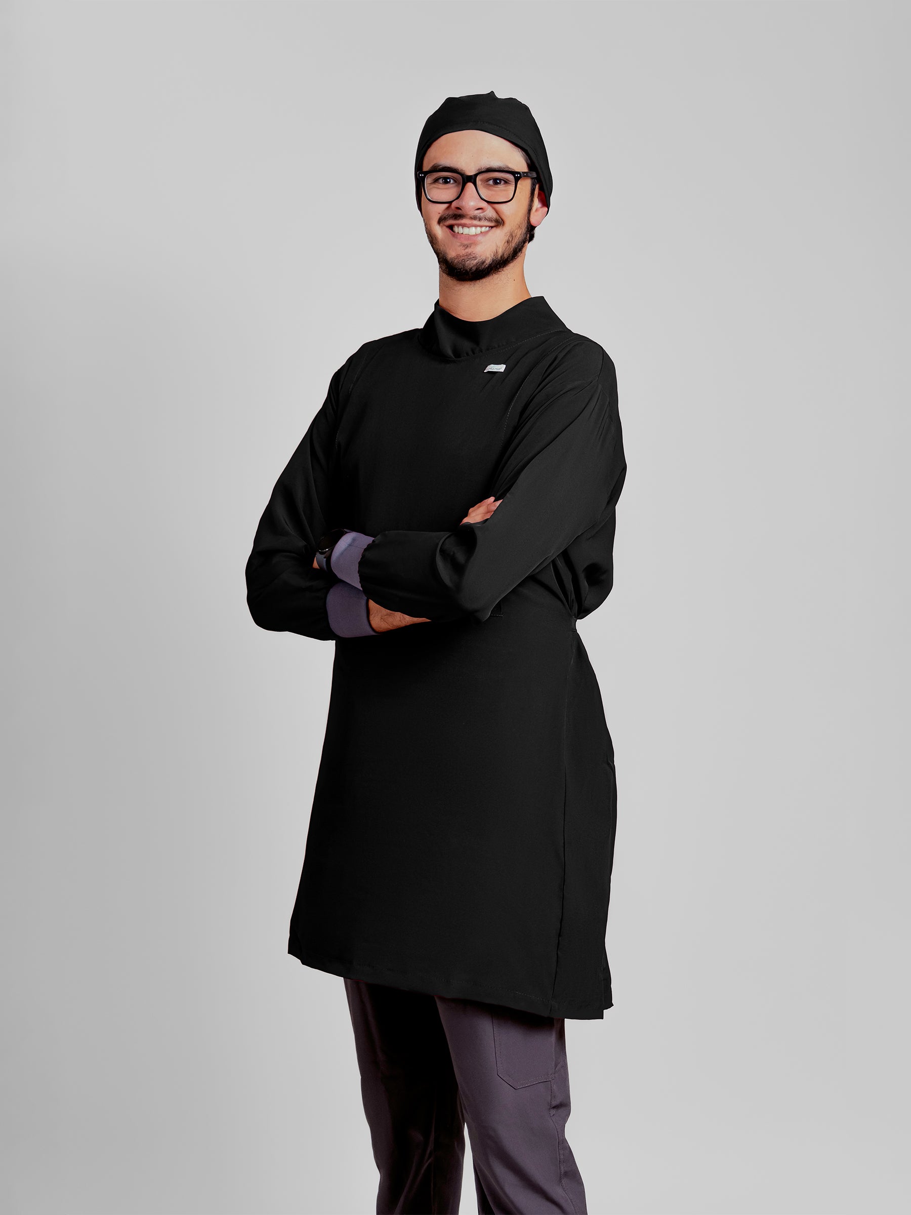 Bata Impermeable Hombre - Negro