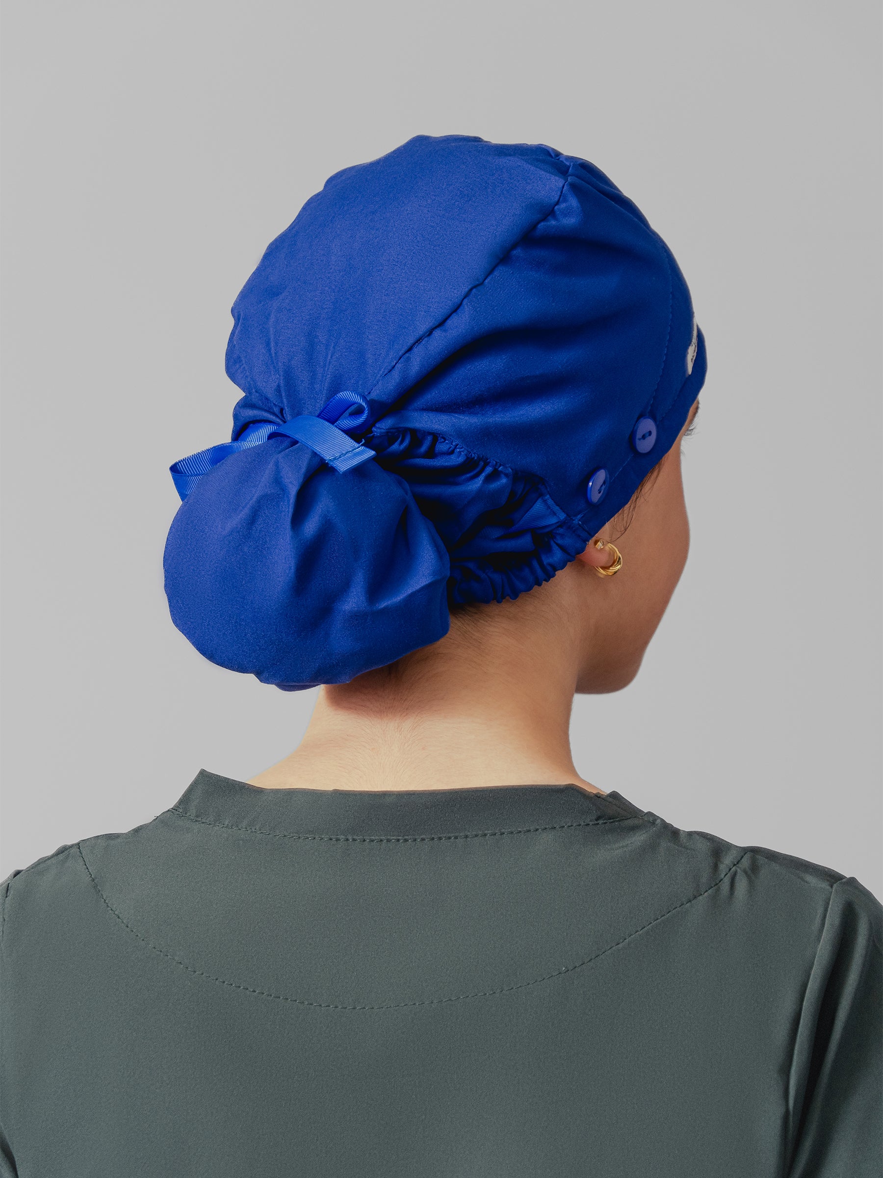 Cofia Premium Lisa - Azul Rey