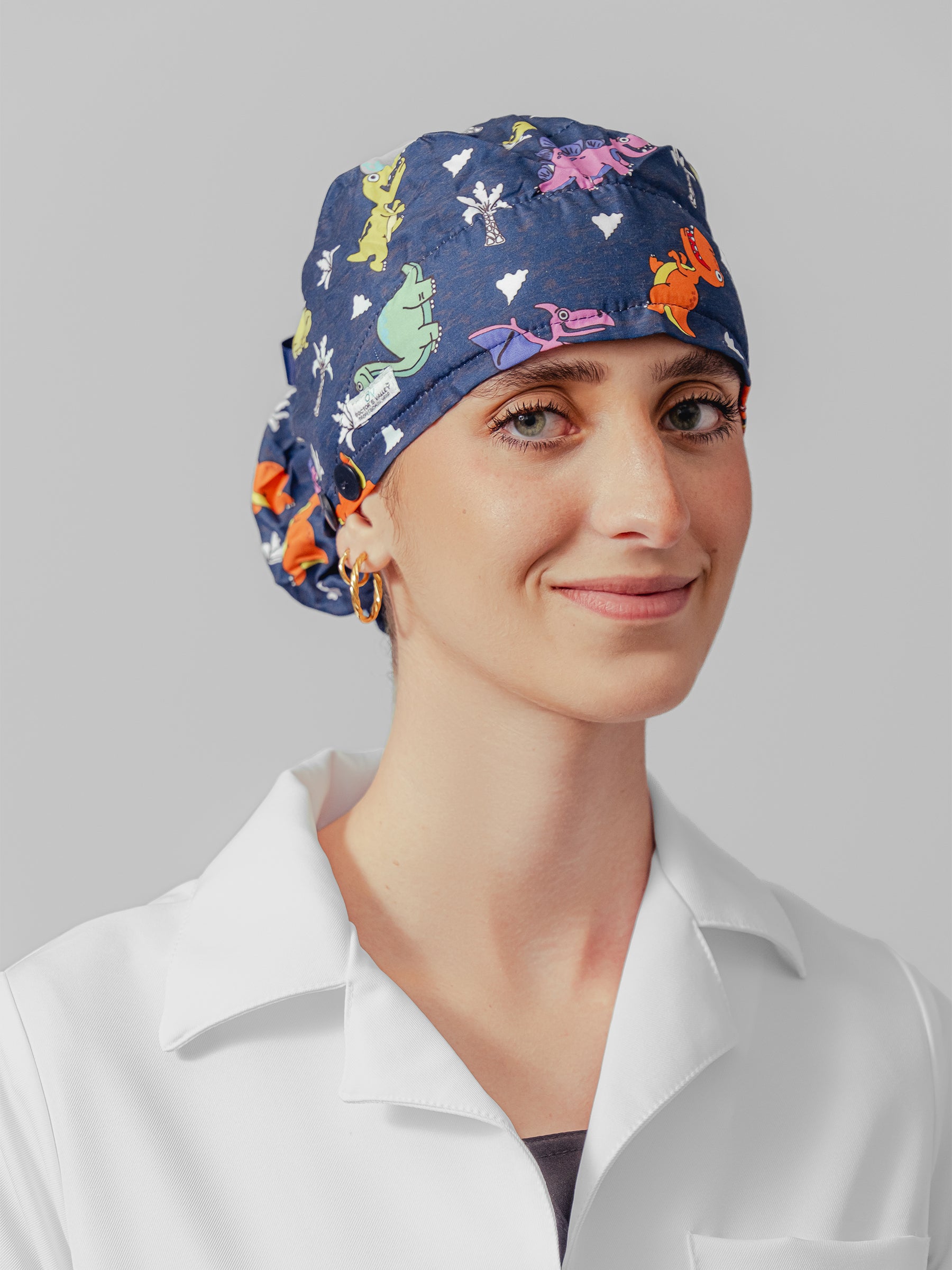 Cofia Premium Estampada - Dinosaurio