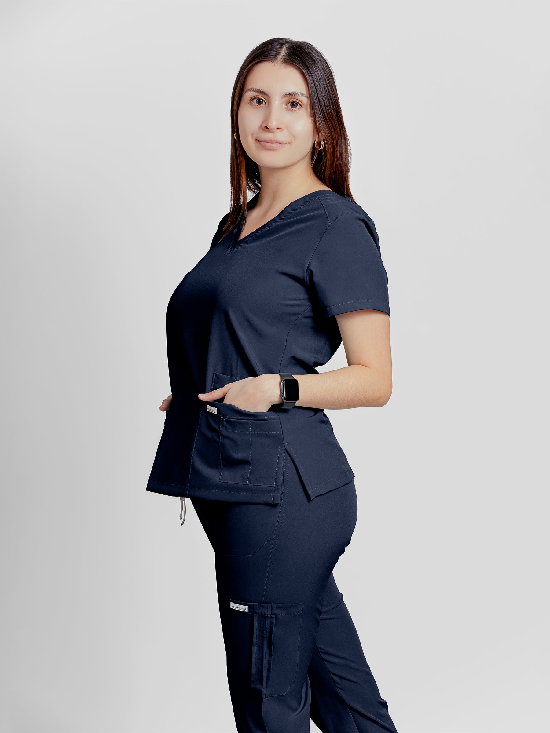 Filipina Quirúrgica de Mujer Mérida - Azul Marino