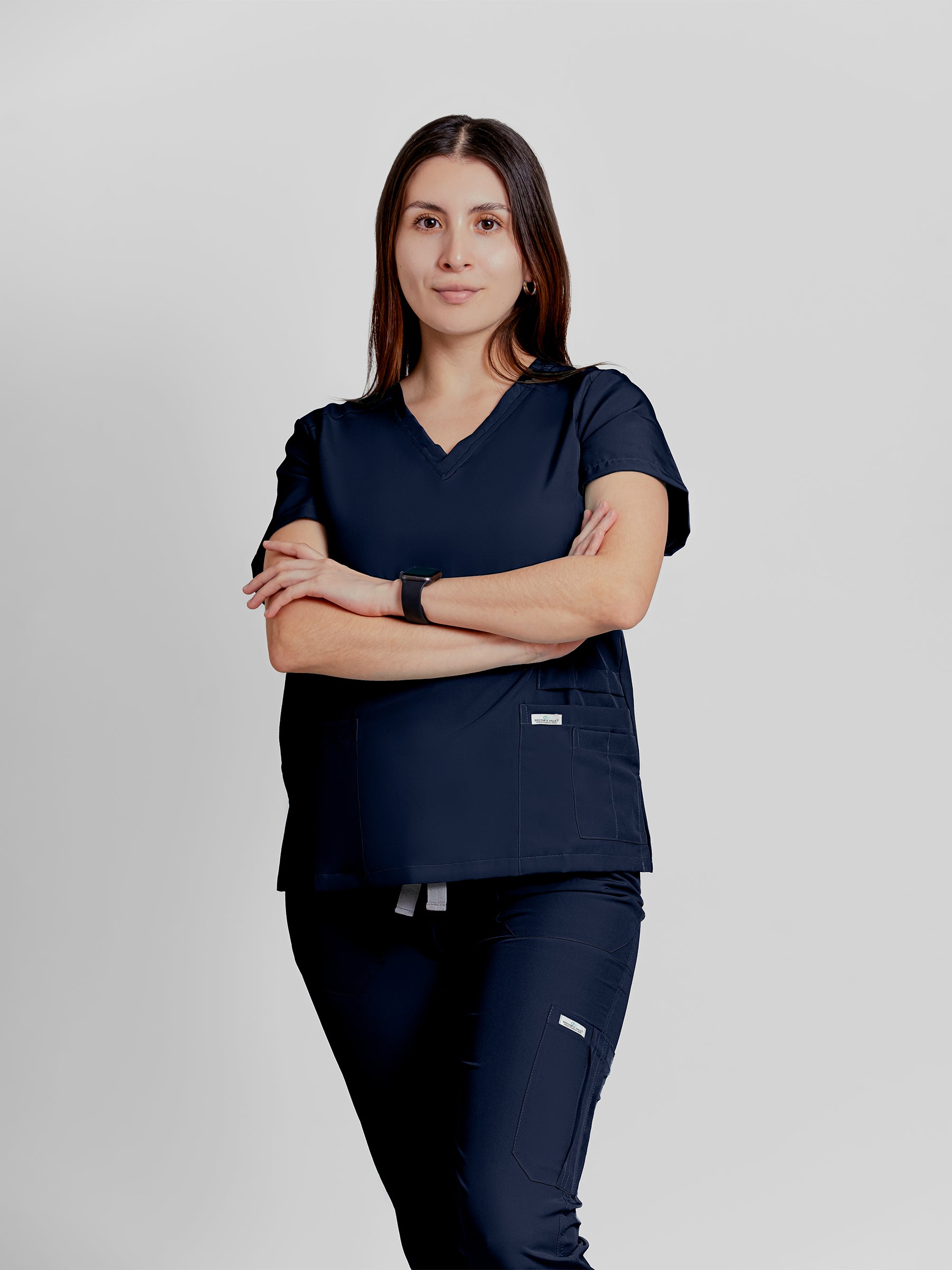 Filipina Quirúrgica de Mujer Mérida - Azul Marino