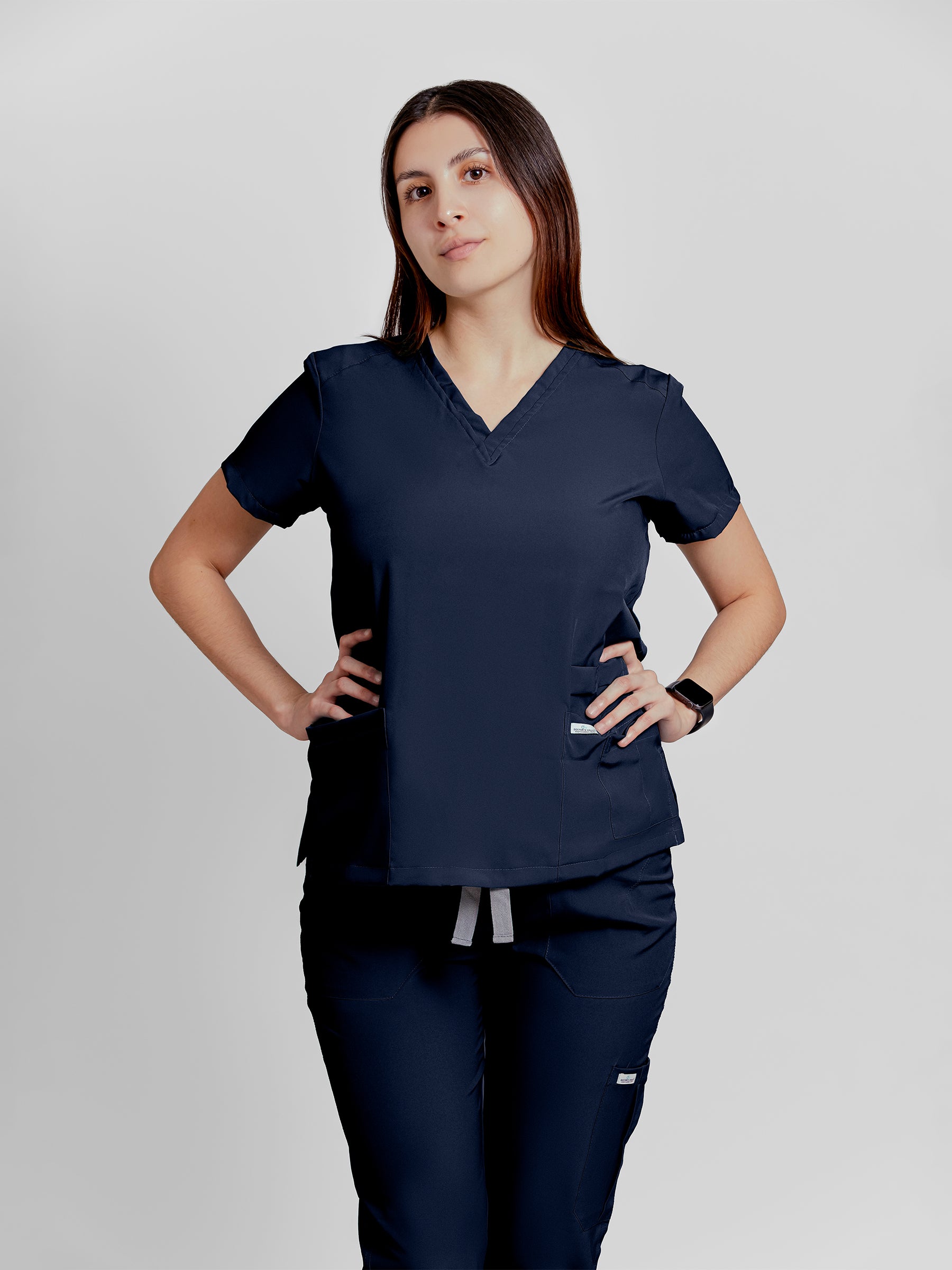 Filipina Quirúrgica de Mujer Mérida - Azul Marino