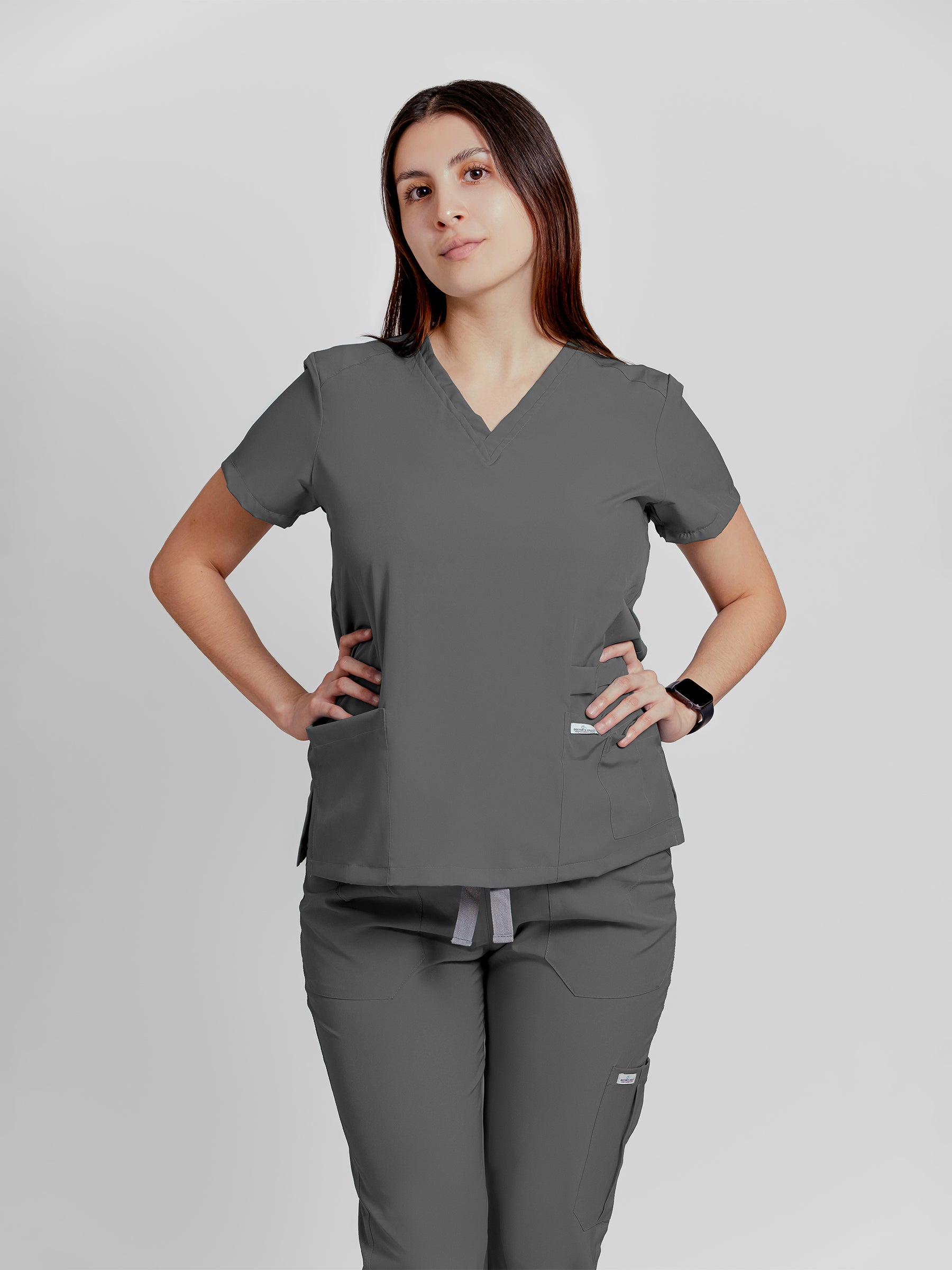 Filipina Quirúrgica de Mujer Mérida - Gris Oxford