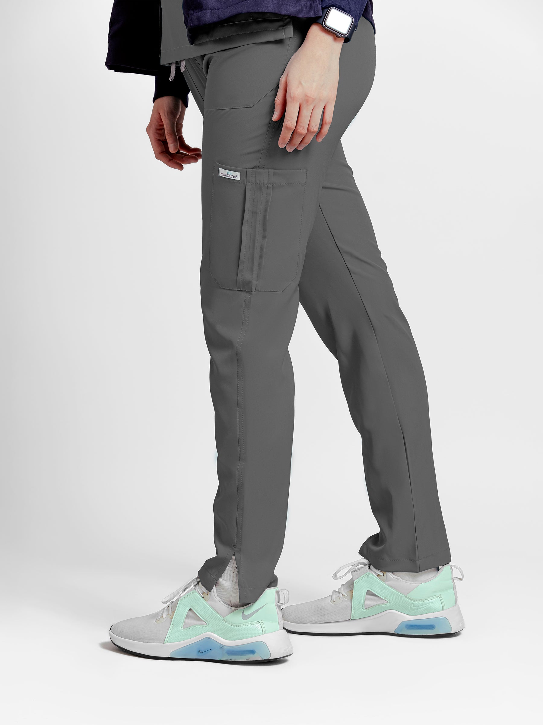 Pantalón Quirúrgico de Mujer Mérida - Gris Oxford