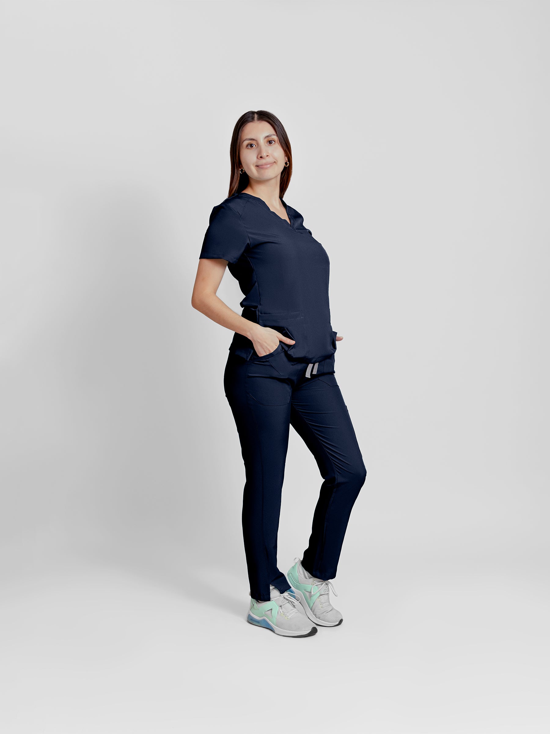 Pantalón Quirúrgico de Mujer Mérida - Azul Marino