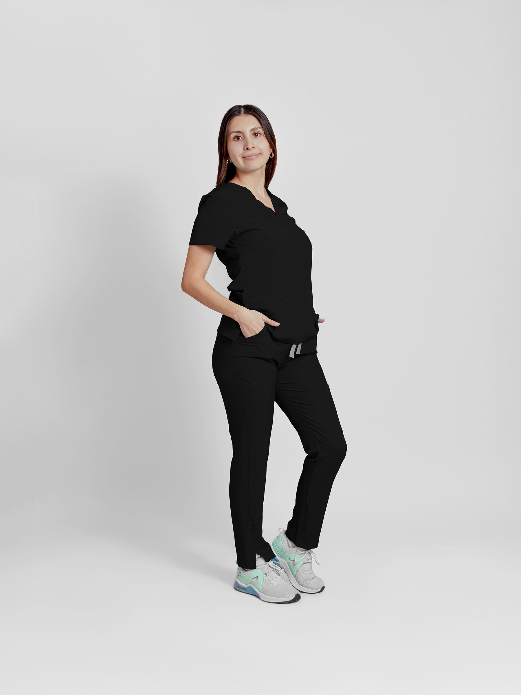 Pantalón Quirúrgico de Mujer Mérida - Negro