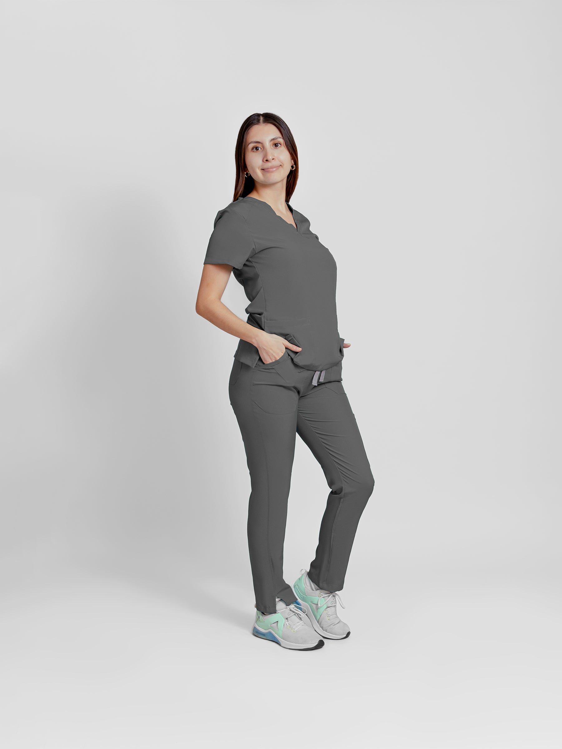 Filipina Quirúrgica de Mujer Mérida - Gris Oxford